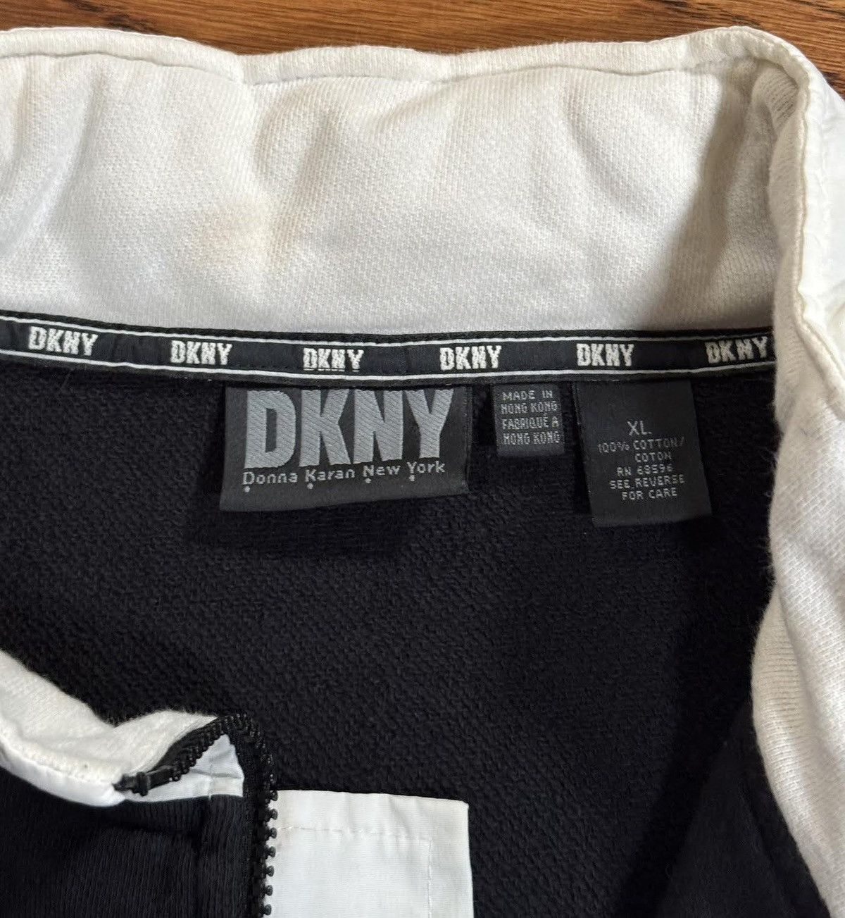 DKNY Vintage DKNY Tech Equipment Black/ 3M Sweat Jacket (Size XL) Size US XL / EU 56 / 4 - 3 Thumbnail