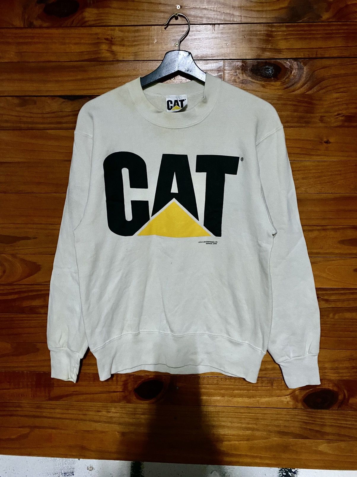 Caterpillar Vintage 1990s CAT Caterpillar Crewneck Sweatshirt Made In Us Size US S / EU 44-46 / 1 - 3 Thumbnail