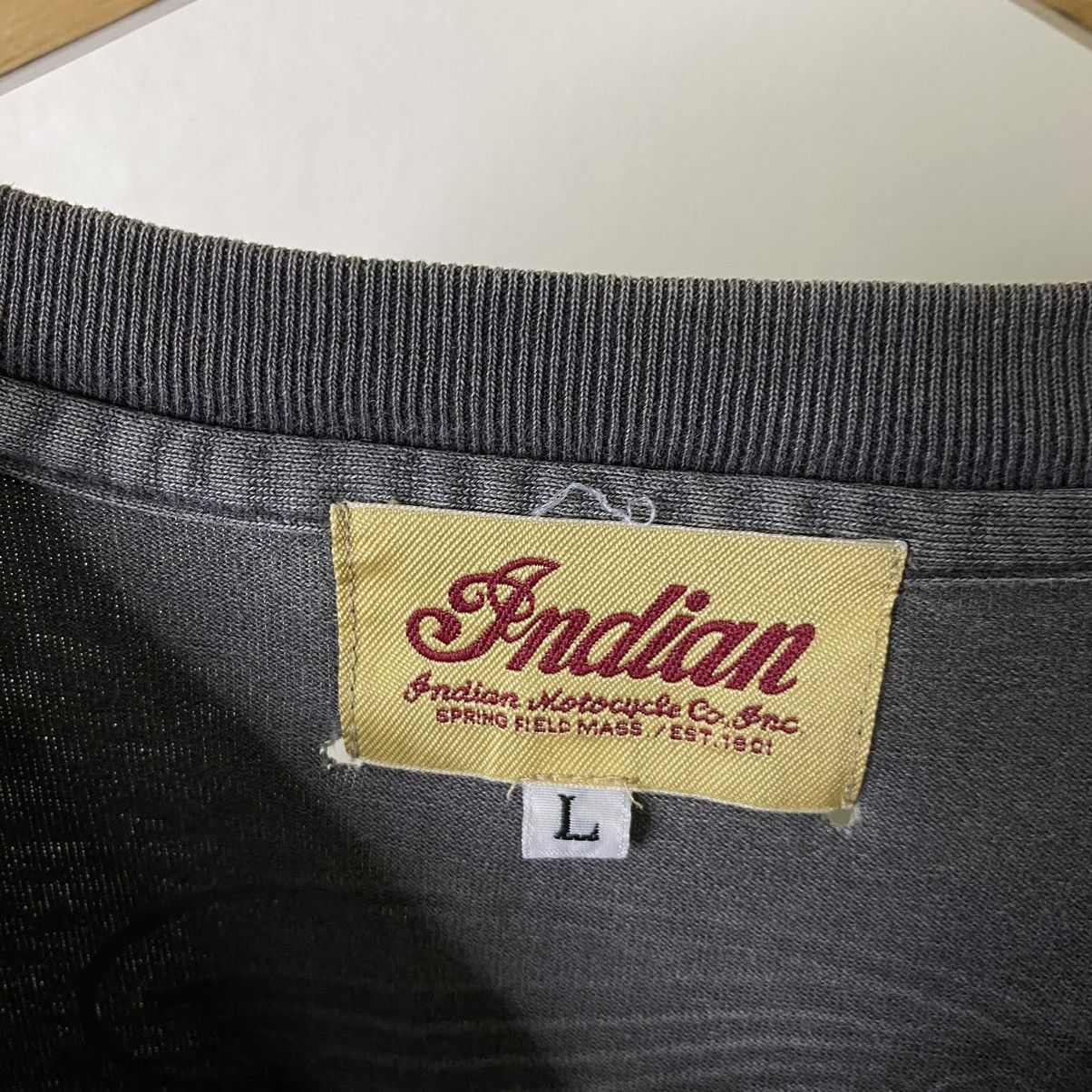 Harley Davidson × Indian Motorcycle × West Coast Choppers Vintage Y2K Indian Motocyle Flaming Sleeve Biker Tee Size US M / EU 48-50 / 2 - 5 Thumbnail