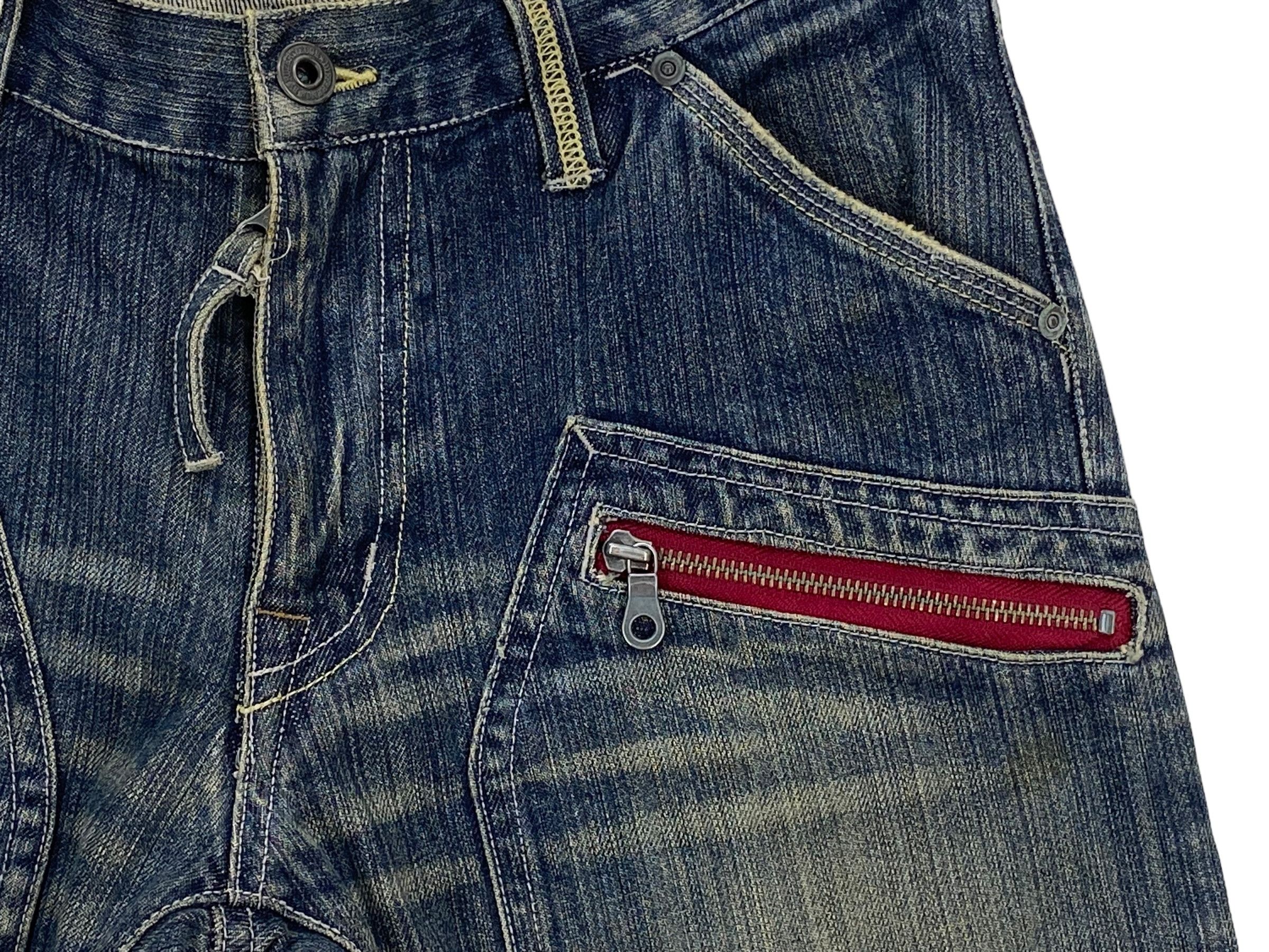 Japanese Brand Difference by Rupert Jeans Straight Leg Punk Pants Size US 29 - 11 Thumbnail
