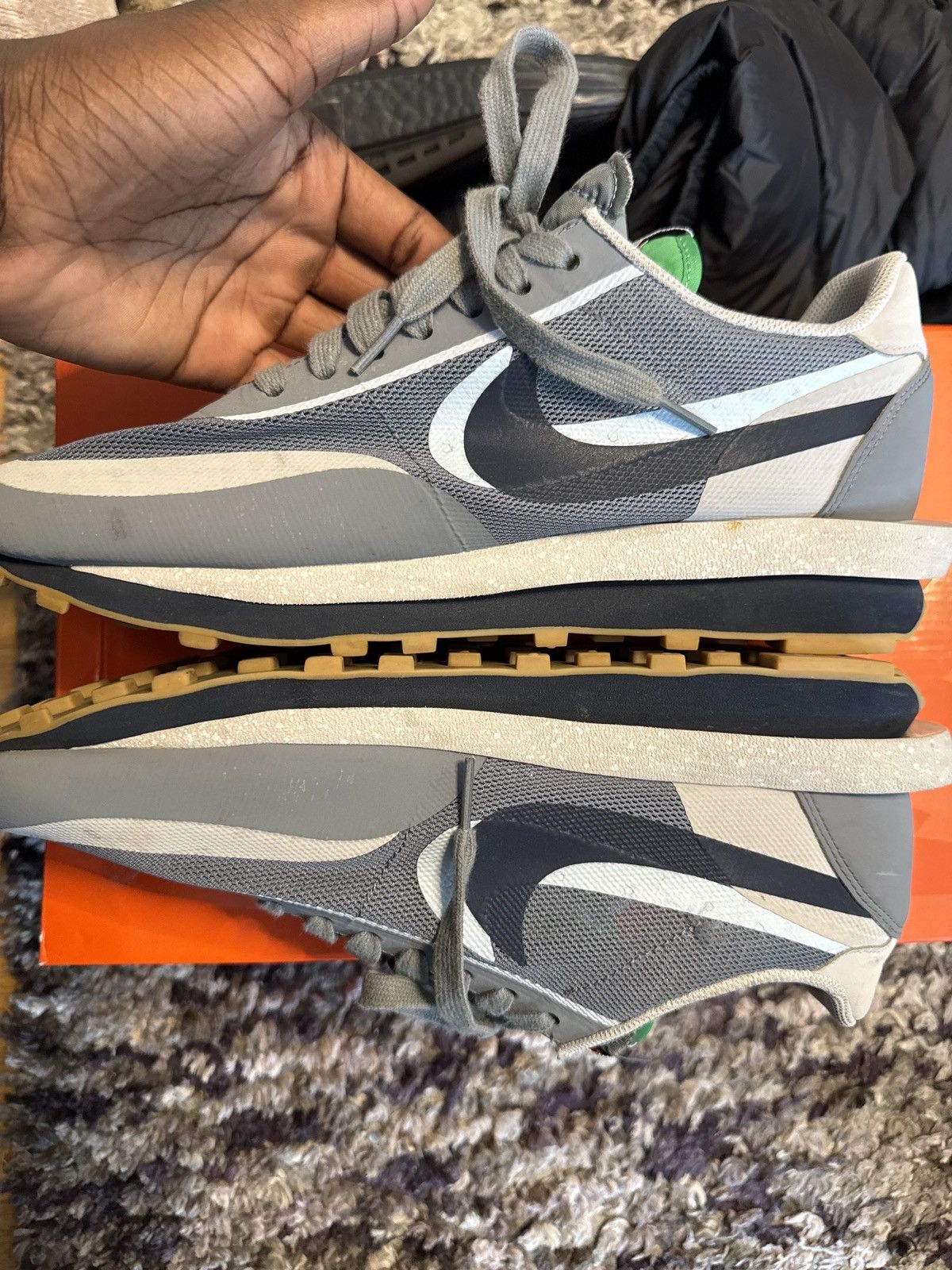 CLOT × Nike × Sacai Nike x Sacai Waffle Size US 12 / EU 45 - 8 Thumbnail