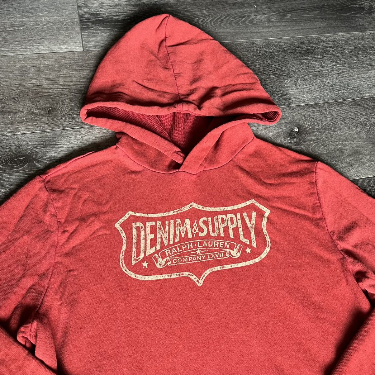 Denim & Supply Ralph Lauren Vintage Polo Ralph Lauren Denim & Supply Emblem Logo Hoodie Size US L / EU 52-54 / 3 - 1 Thumbnail