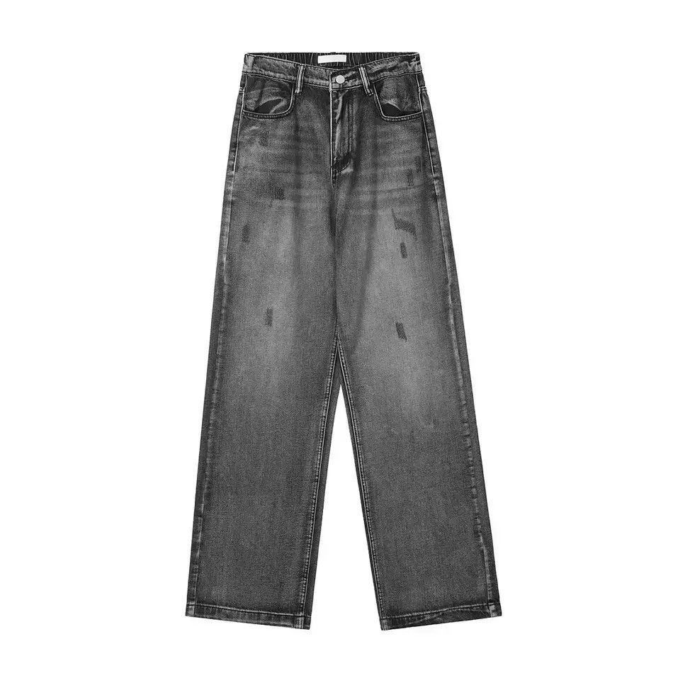 Japanese Brand Loose casual washed straight leg jeans Size US 32 / EU 48 - 5 Thumbnail