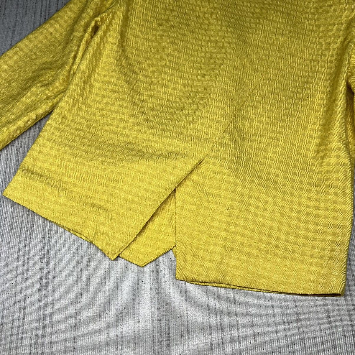 Christian Dior Monsieur A39 Vintage Christian Dior Pret-A-Porter Yellow Blazer Size US S / EU 44-46 / 1 - 12 Thumbnail