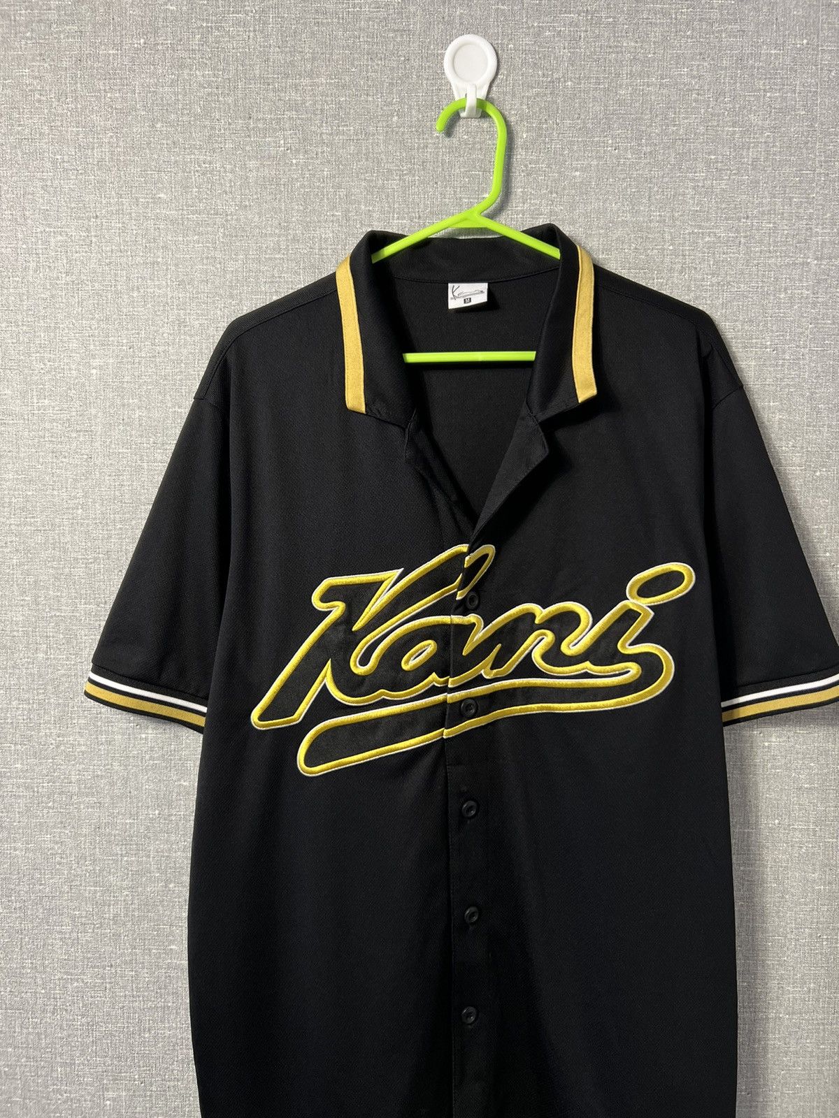 Karl Kani × Rap Tees × Vintage Karl Kani Jersey Baseball Shirt Big Logo Size US M / EU 48-50 / 2 - 2 Thumbnail