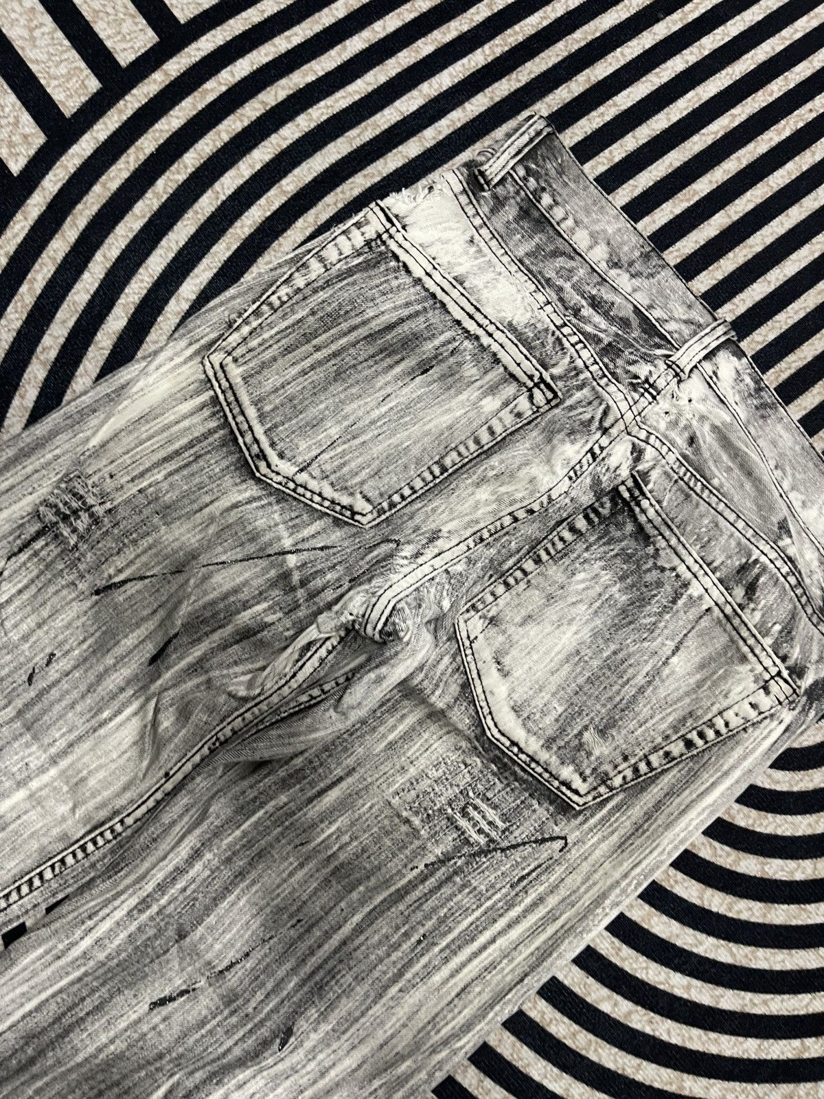 If Six Was Nine 2000s IF SIX WAS NINE STYLE WASHABLE DISTRESSED DENIM JEANS Size US 30 / EU 46 - 13 Thumbnail