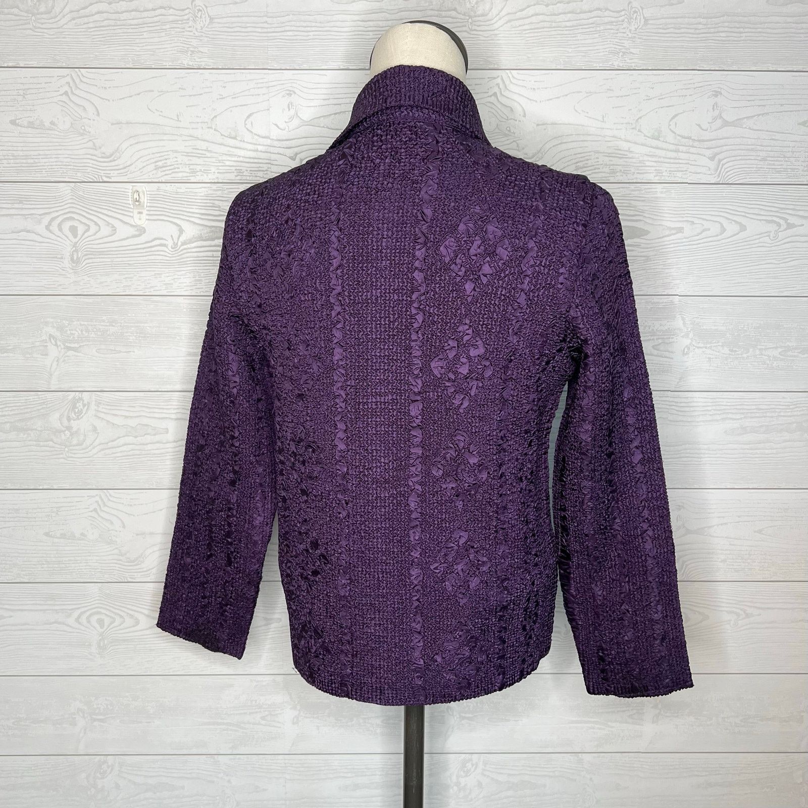Other Magic It Fits Rhinestone Zipper Jacket size M/L Size M / US 6-8 / IT 42-44 - 4 Thumbnail