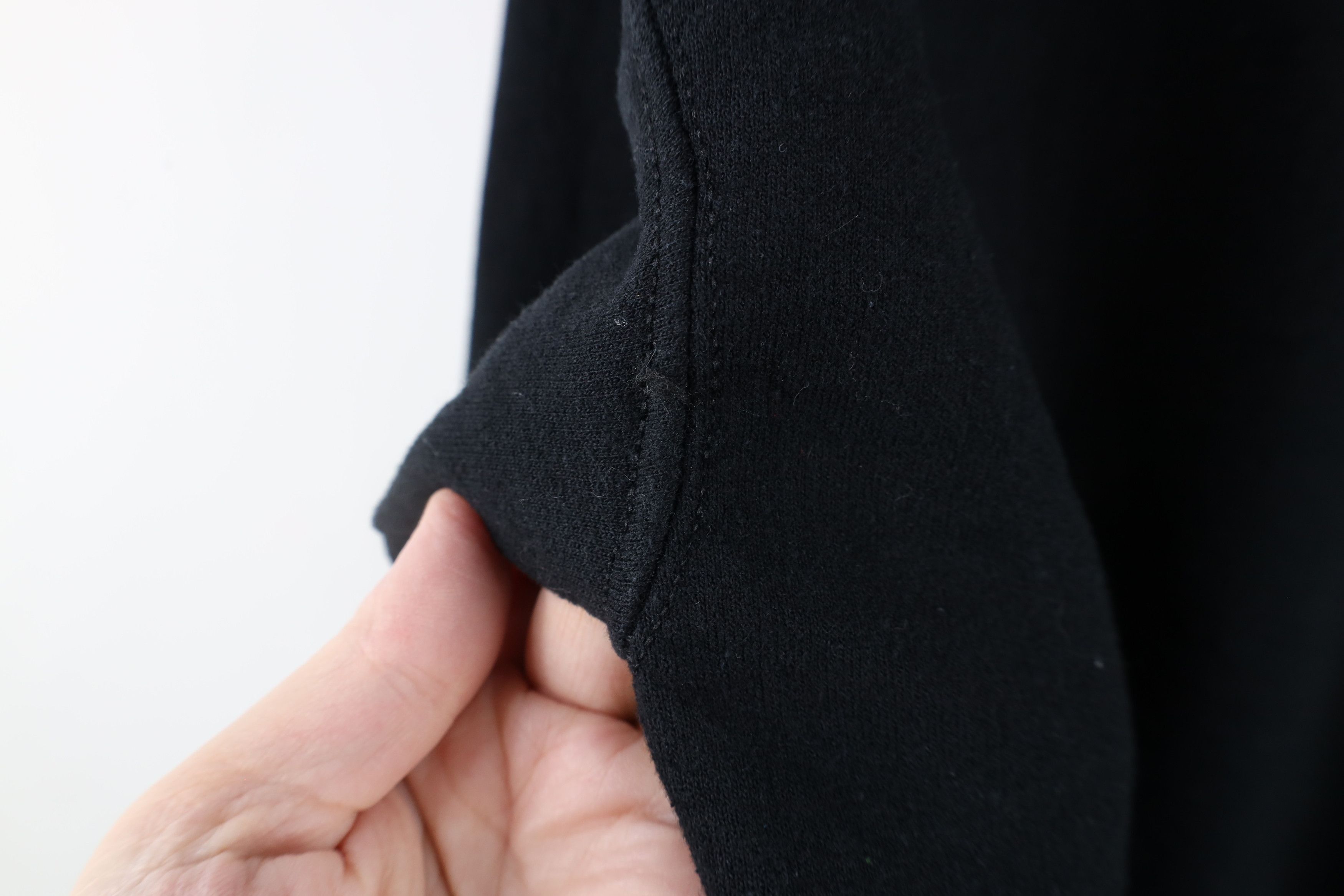 Vintage Vintage 90s Streetwear Blank Crewneck Sweatshirt Black Size US M / EU 48-50 / 2 - 5 Thumbnail