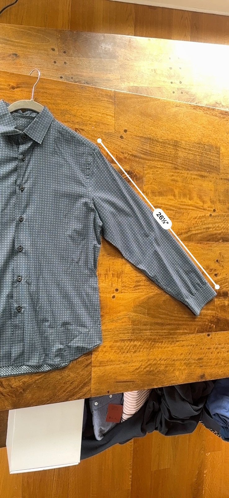 Prada Prada blue printed cotton dress shirt Size US M / EU 48-50 / 2 - 4 Thumbnail