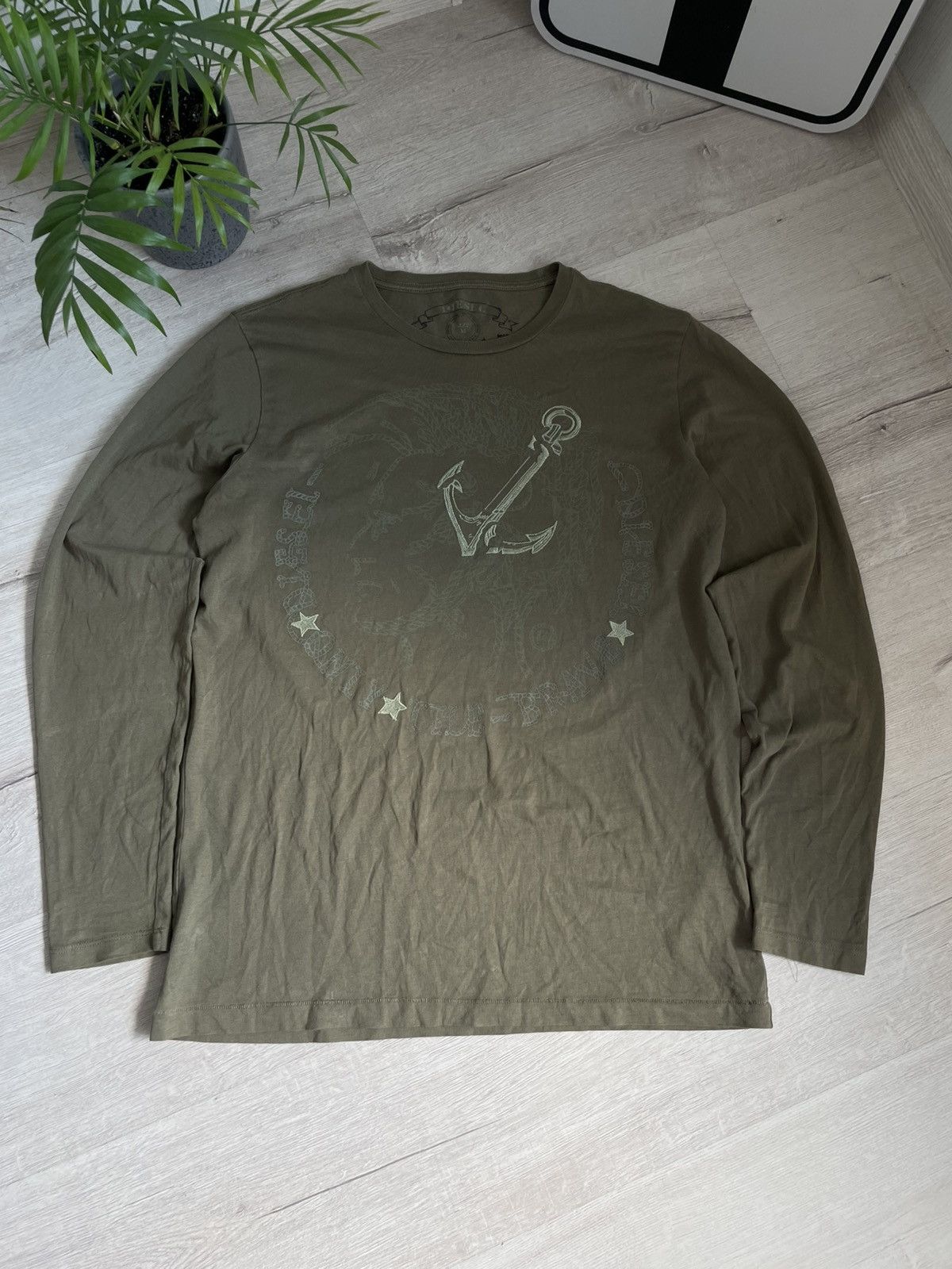 20471120 × Diesel Y2k Cyber Longsleeve Diesel Industry Vintage 2000s Punk Rock Size US M / EU 48-50 / 2 - 3 Thumbnail
