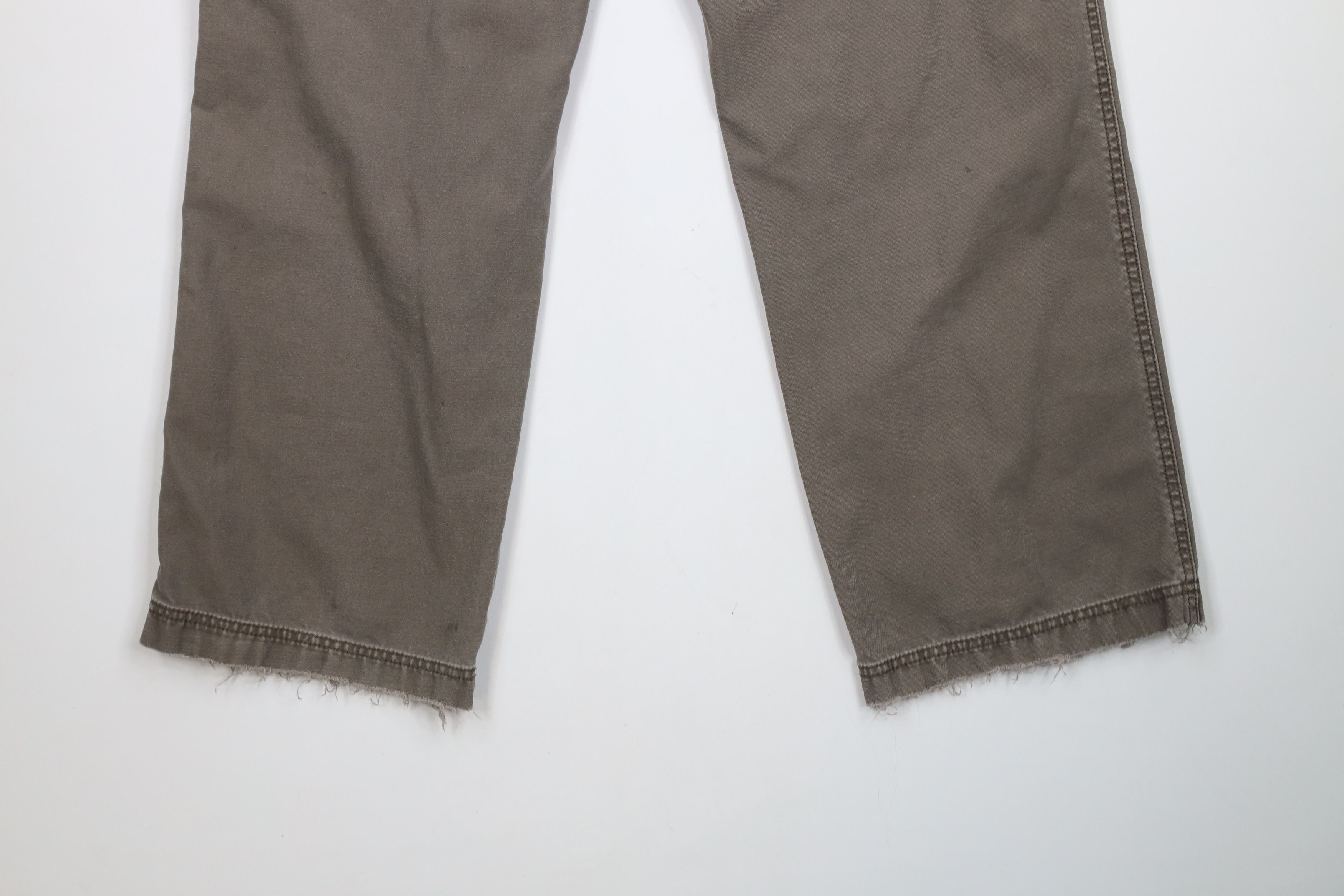 Vintage Vintage Y2K Streetwear Wide Leg Cargo Pants Light Brown Size US 36 / EU 52 - 15 Thumbnail