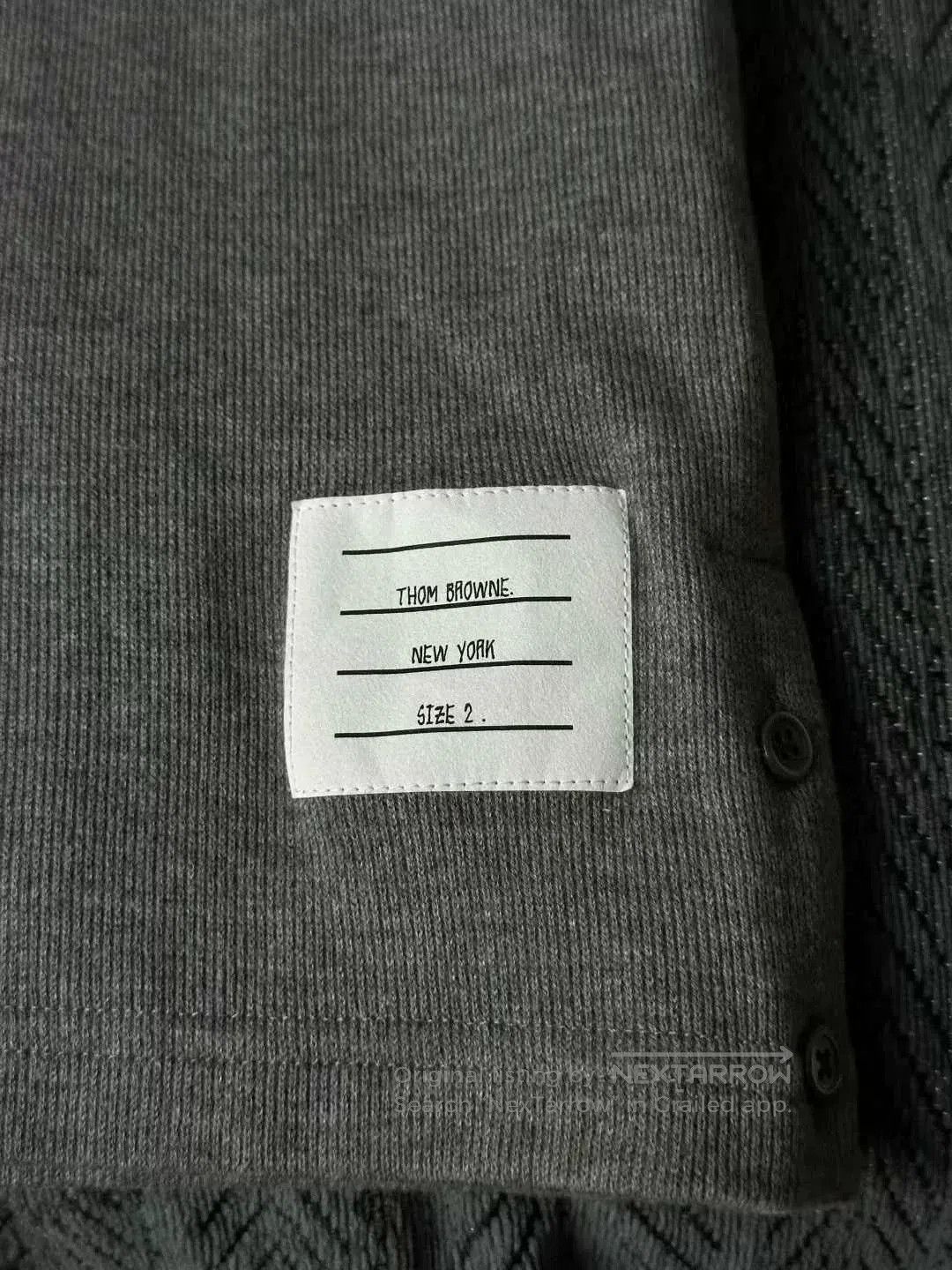 Thom Browne thom browne gray knit shirt jacket. Size US M / EU 48-50 / 2 - 4 Thumbnail