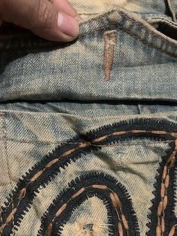 If Six Was Nine Vintage 90s Japanese Brand Back Vintage Faded Jeans Size US 33 - 9 Thumbnail