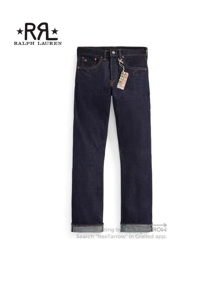 RRL Ralph Lauren RRL Ralph Lauren Men's classic slim-fitting flared-cut cot Size US 34 / EU 50 - 1 Thumbnail
