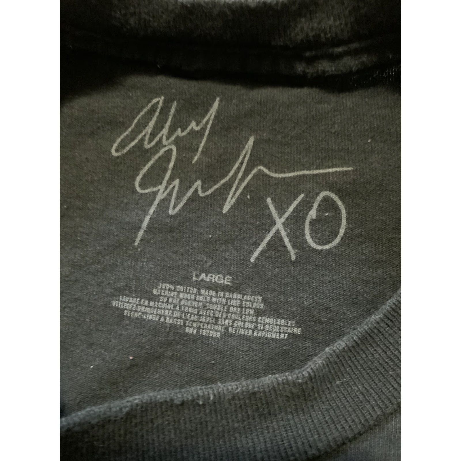 Vintage The Weeknd XO Heaven Or Las Vegas T-Shirt Sz. L Black Mens Graphic Official Merch Size US L / EU 52-54 / 3 - 6 Thumbnail