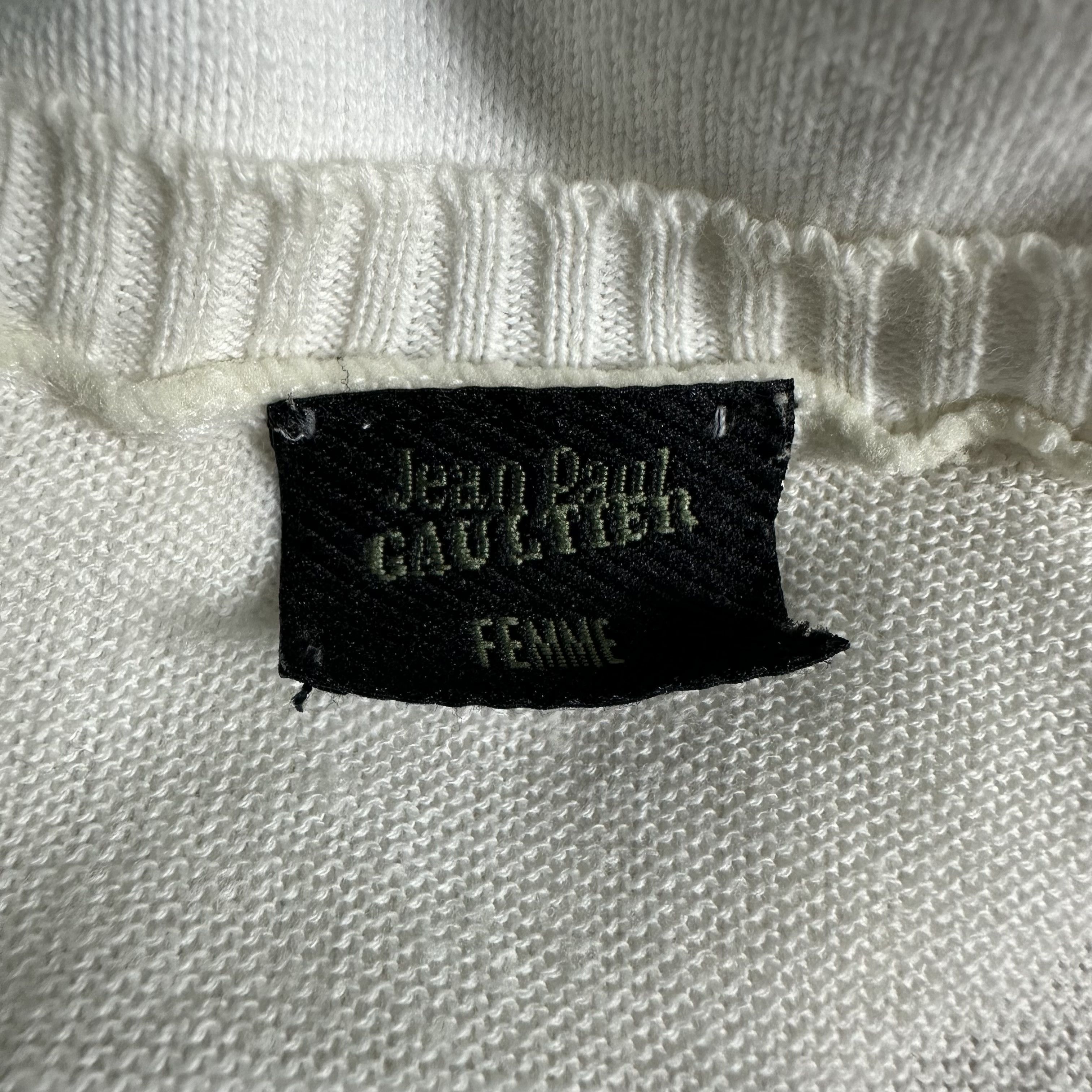 Designer × Jean Paul Gaultier 🔥RARE🔥Vintage JPG Jean Paul Gaultier Sheer Knitwear Size XS / US 0-2 / IT 36-38 - 5 Thumbnail
