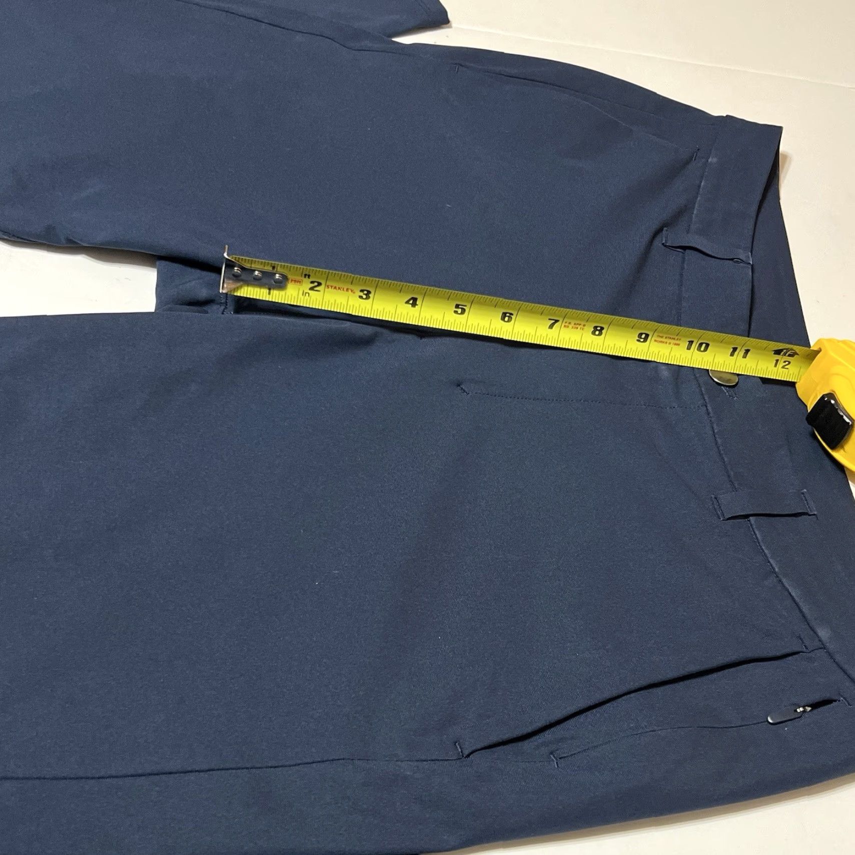Lululemon Lululemon ABC Slim Trouser Pant Warpstreme Mens 34x31 Blue Chino Pants 5-Pocket Flat Front Moisture Wicking Breathable Size US 34 / EU 50 - 4 Thumbnail