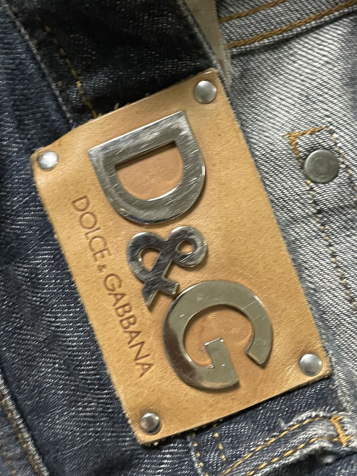 Designer × Dolce & Gabbana × Vintage DOLCE & GABBANA DISTRESSED DENIM JEANS (103) Size US 32 / EU 48 - 7 Thumbnail