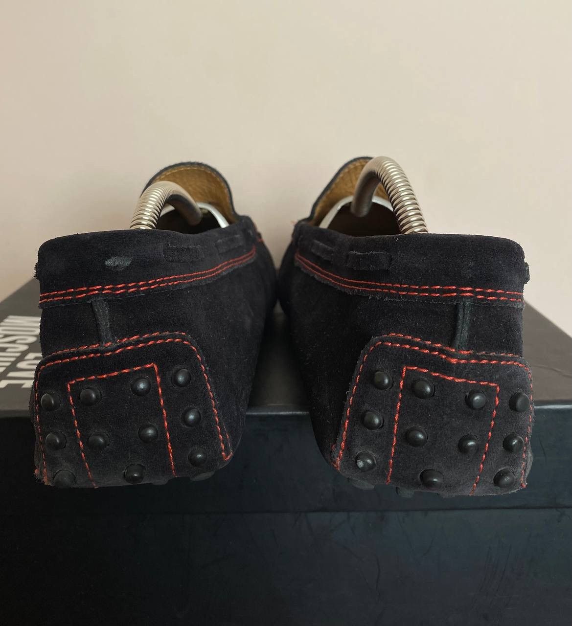 Tod's Tod's For Ferrari Black Suede Slip On Loafers Size 10 Size US 10 / EU 43 - 4 Thumbnail