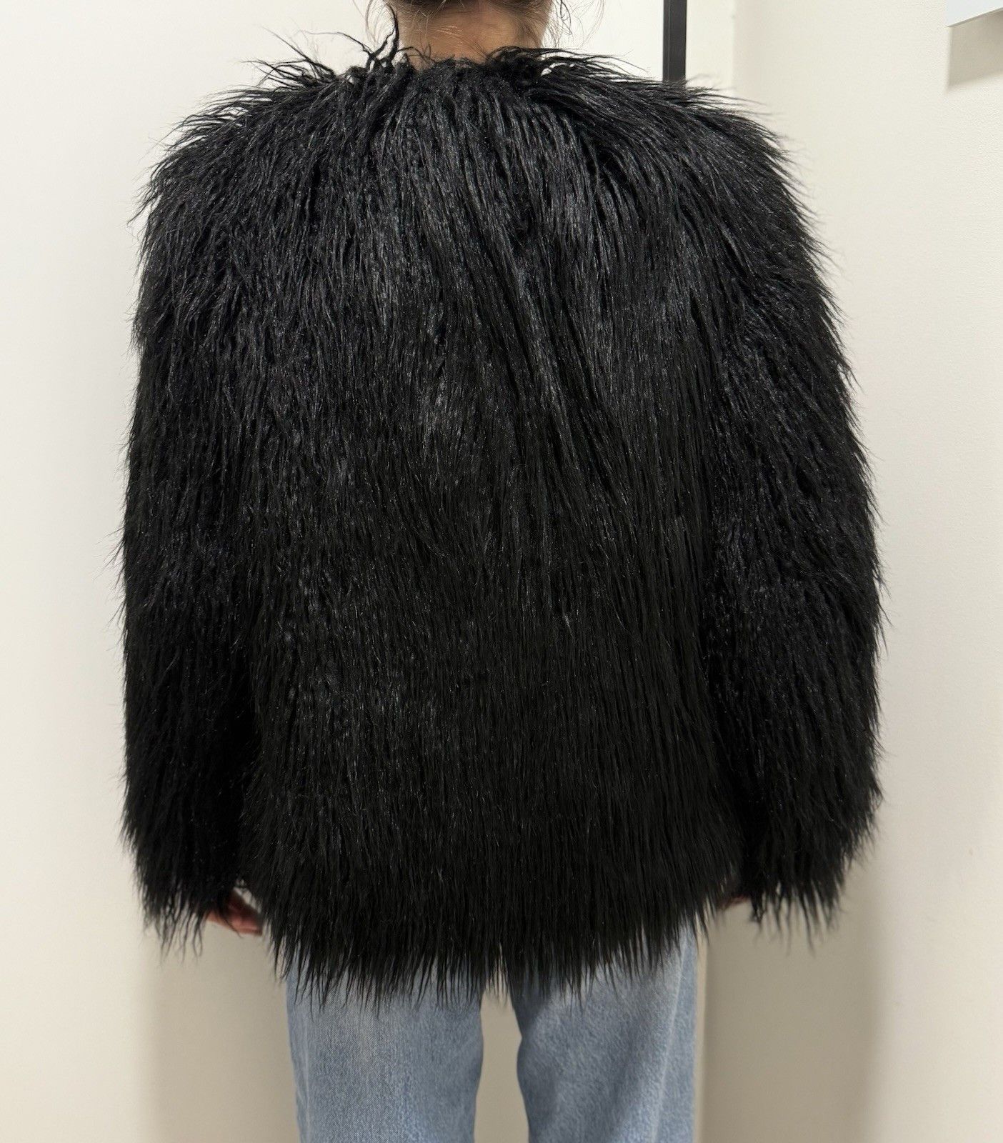 Samsoe Samsoe DDP Samsoe Samsoe Sophia Womens Faux Fur Jacket Black Size M Size M / US 6-8 / IT 42-44 - 10 Thumbnail