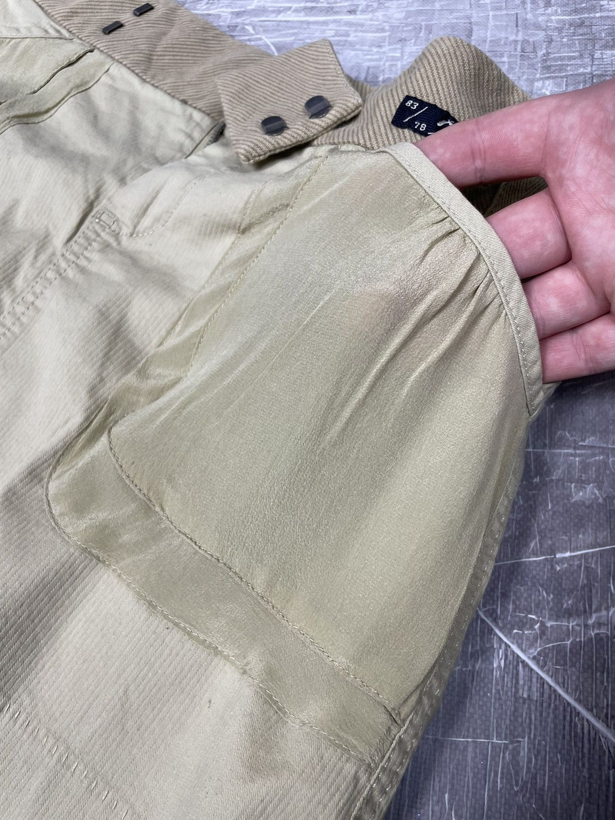 Diesel × Japanese Brand Diesel Vintage Y2K Japanese Style Silk Pocket Mini Skirt Size 27" / US 4 / IT 40 - 7 Thumbnail