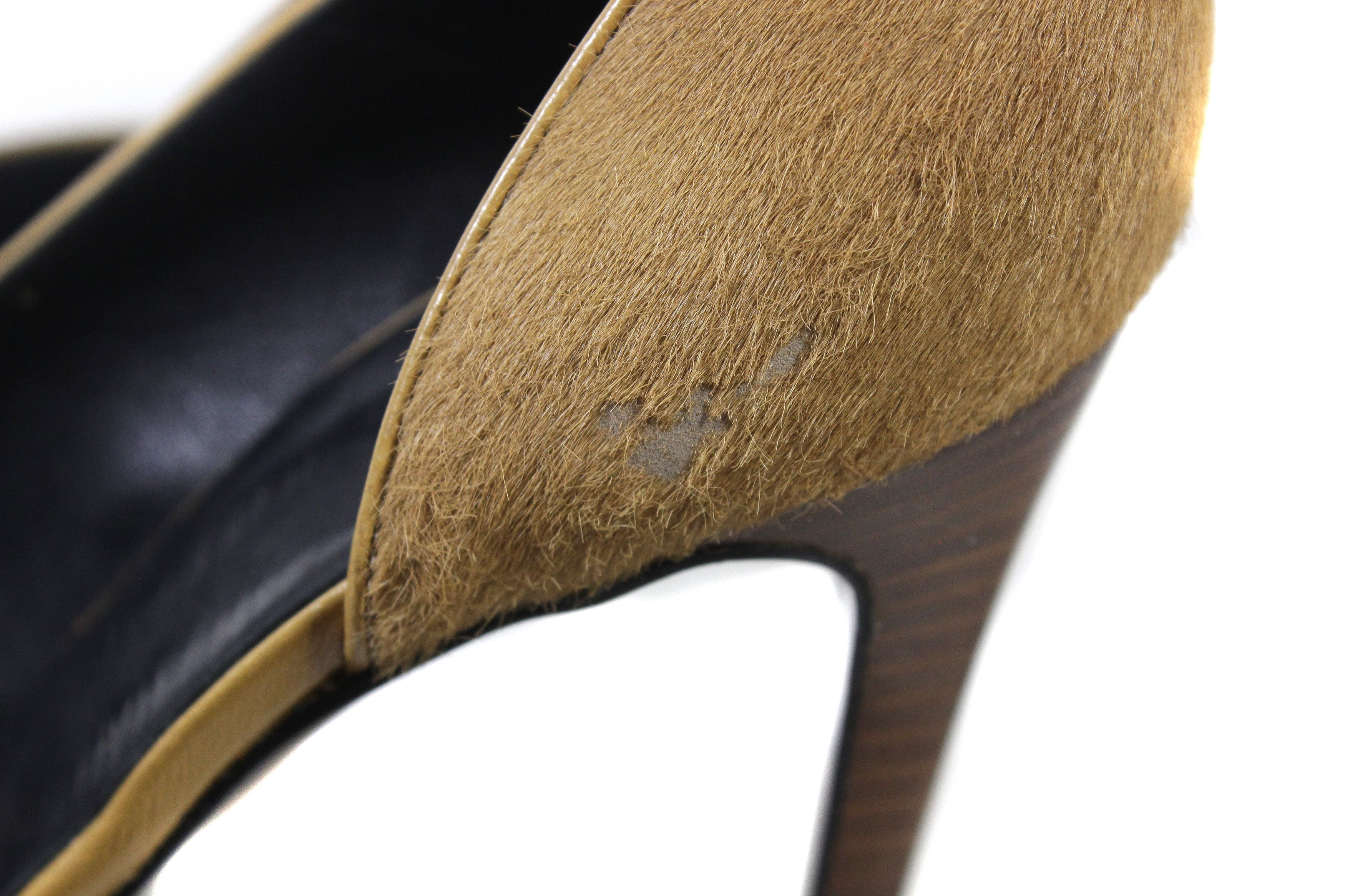 Versace 00S Horse Hair Heels Vintage Size US 8 / IT 38 - 5 Thumbnail