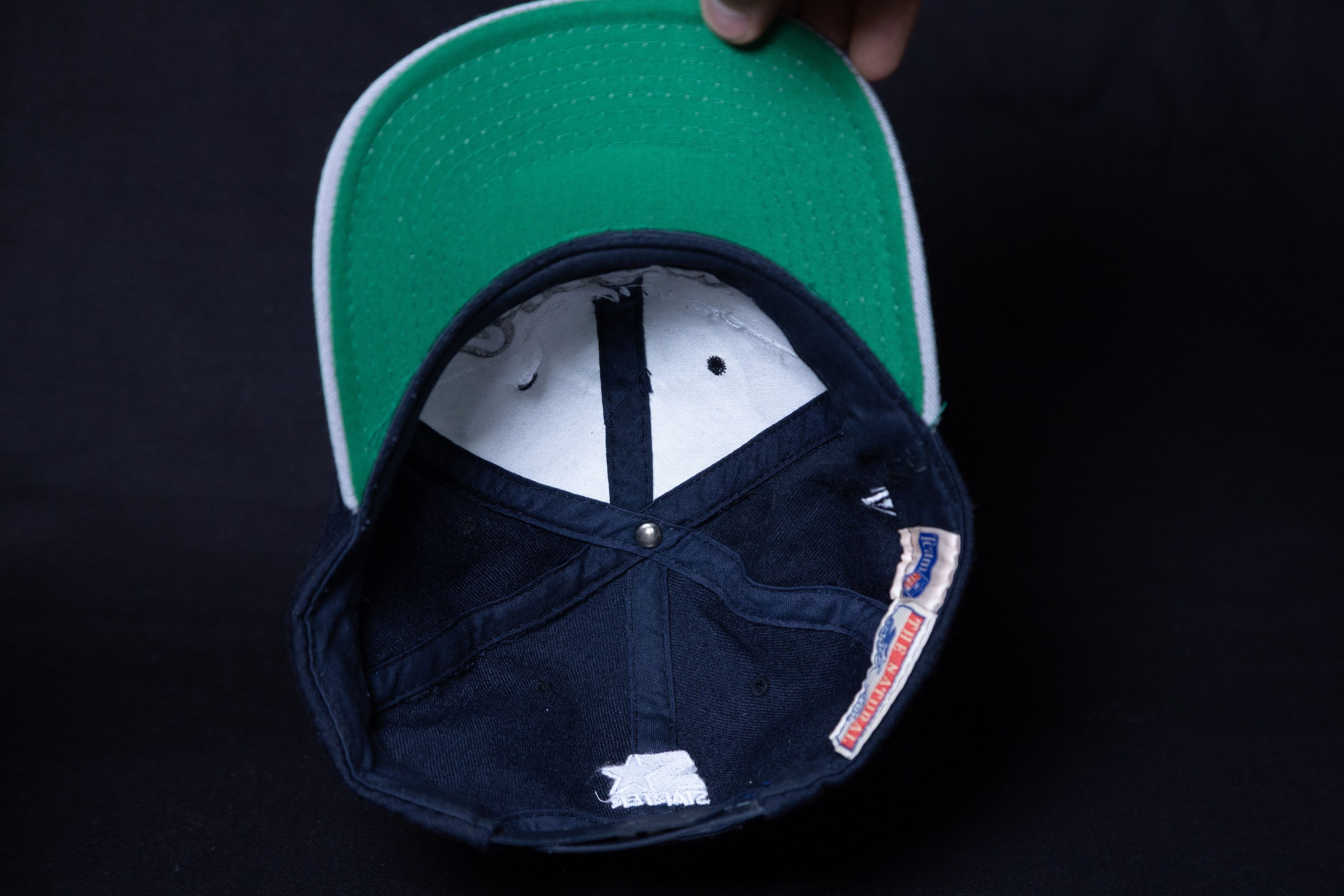 NHL Vintage 90s Starter Dallas Cowboys Shockwave Snapback Hat Size ONE SIZE - 7 Thumbnail
