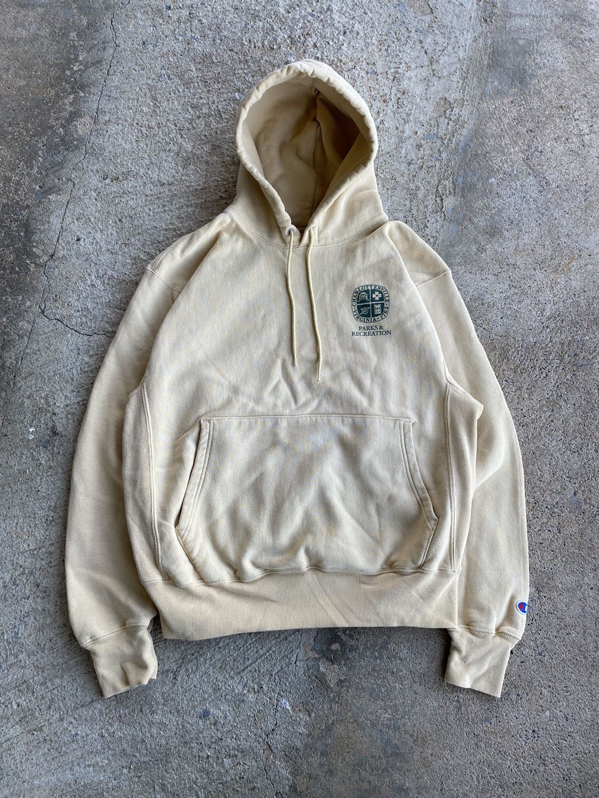Champion × Vintage Vintage Y2K Champion Reverse Weave Charlottesville VA Hoodie Size US M / EU 48-50 / 2 - 2 Thumbnail