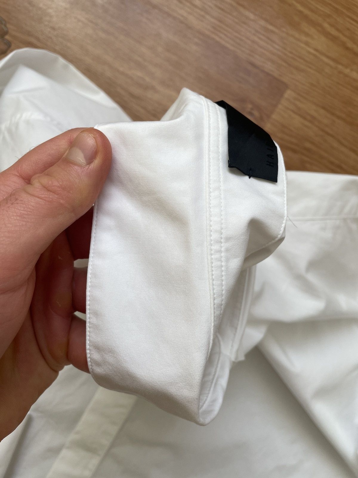 Haider Ackermann Haider Ackermann White Cotton Shirt Size US M / EU 48-50 / 2 - 12 Thumbnail