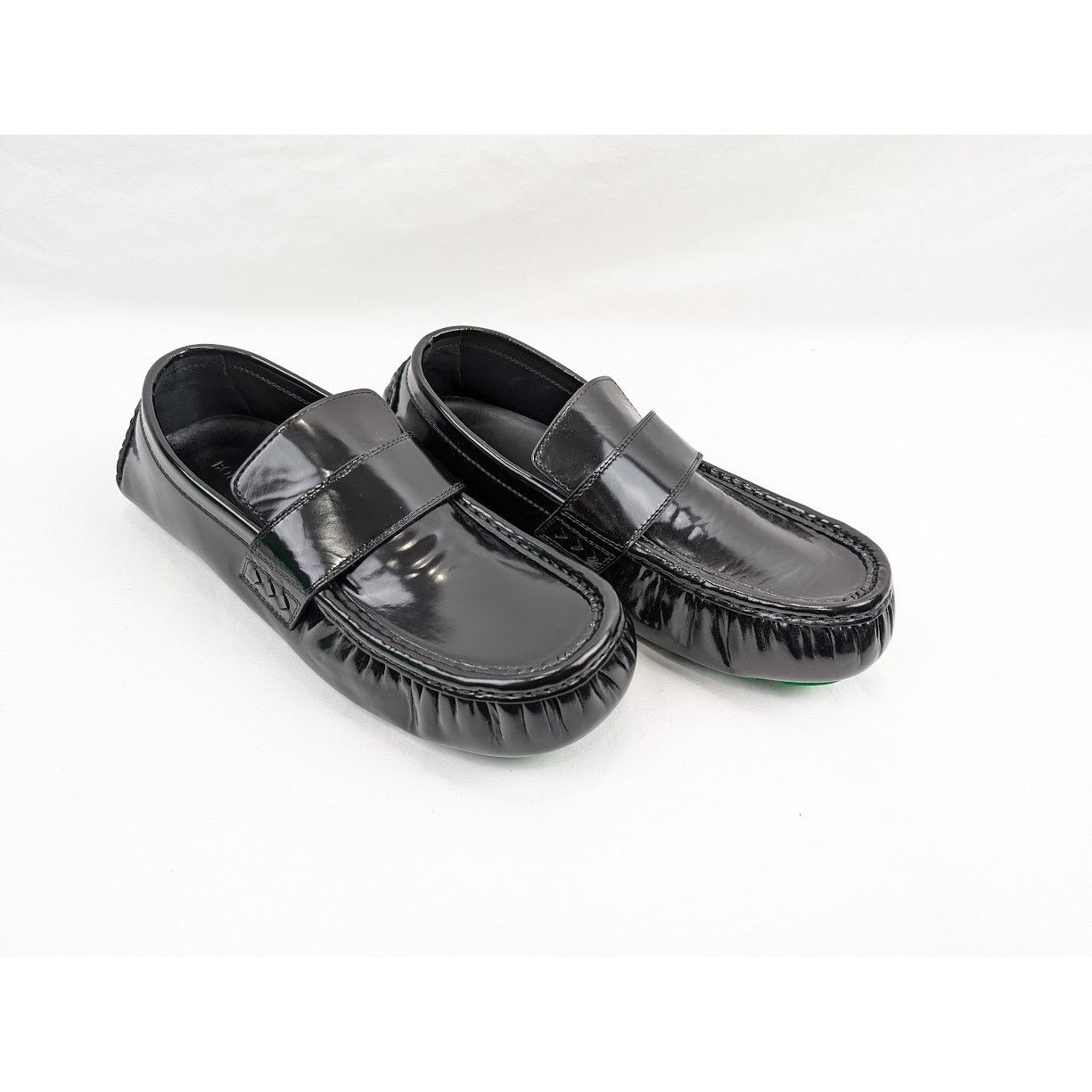 Bottega Veneta o1rshd1 Q:2 / Latex Lux Ride Loafers in Black-Parakeet Size US 8 / EU 41 - 15 Thumbnail