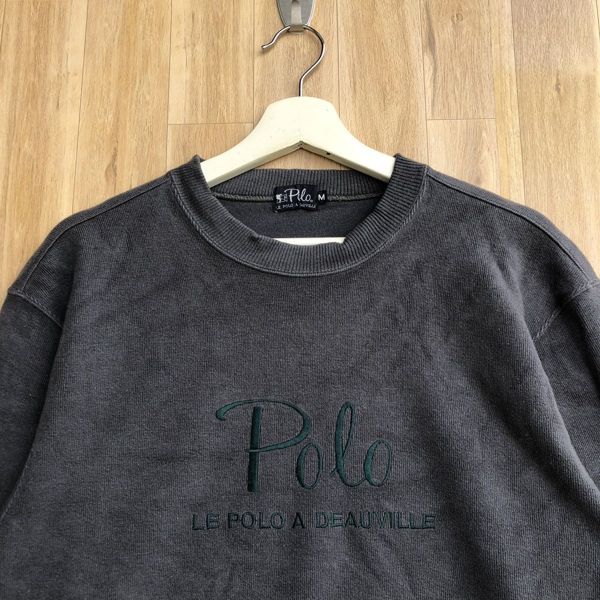 Vintage Vintage Polo Le Polo A Deauville Sweatshirt Size US M / EU 48-50 / 2 - 3 Thumbnail