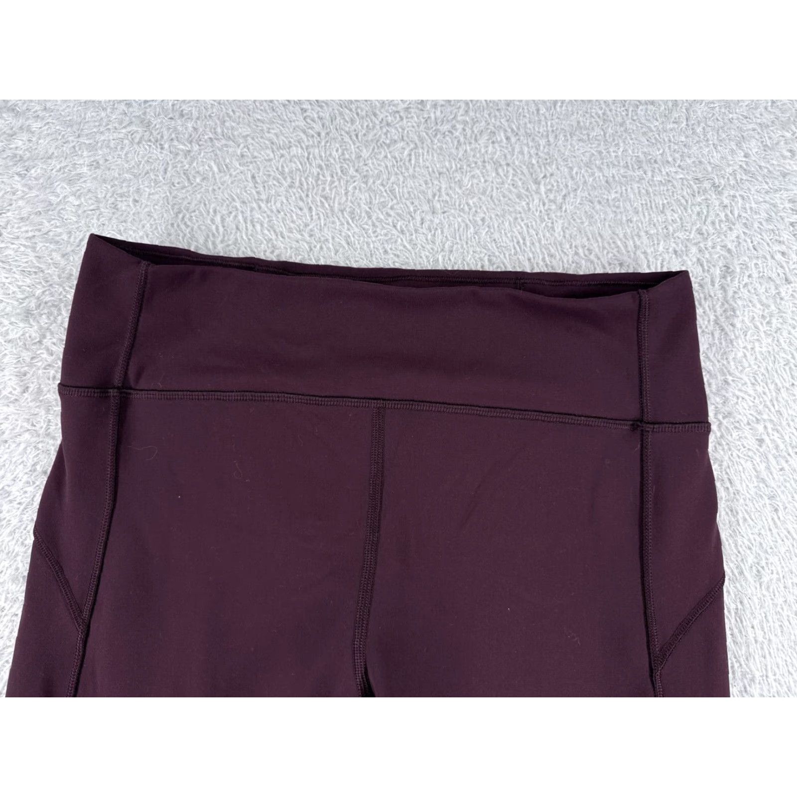Lululemon Lululemon Pants Women 10 Red In Movement Crop Everlux 19" Training Tapered Cropped Pockets Zip Pocket Activewear Running & Jogging Men/Women? Size 32" / US 10 / IT 46 - 4 Thumbnail