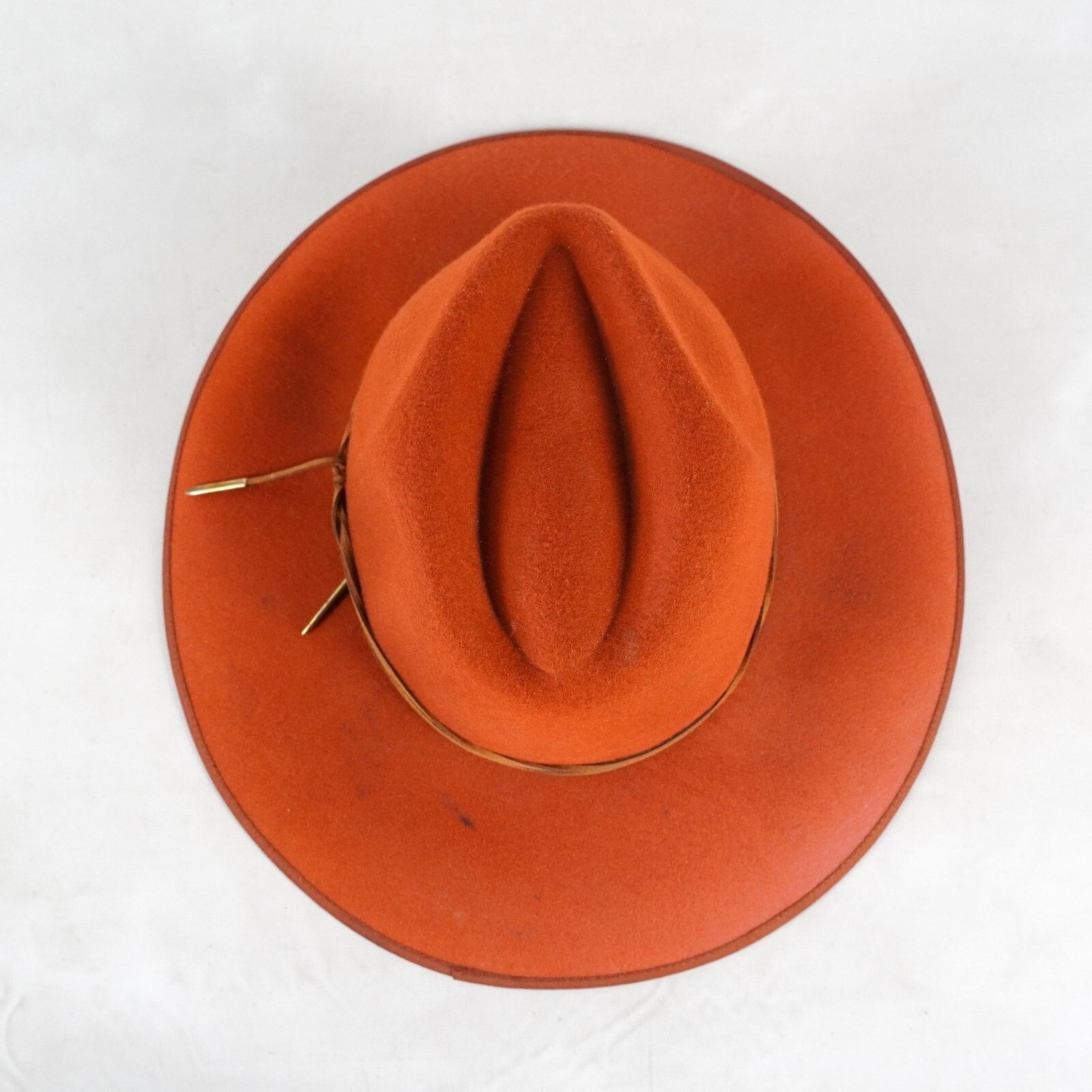 Other Boho Wide Brim Fedora Hat Western Cowboy Bucket Cap Sunhat Size ONE SIZE - 7 Thumbnail