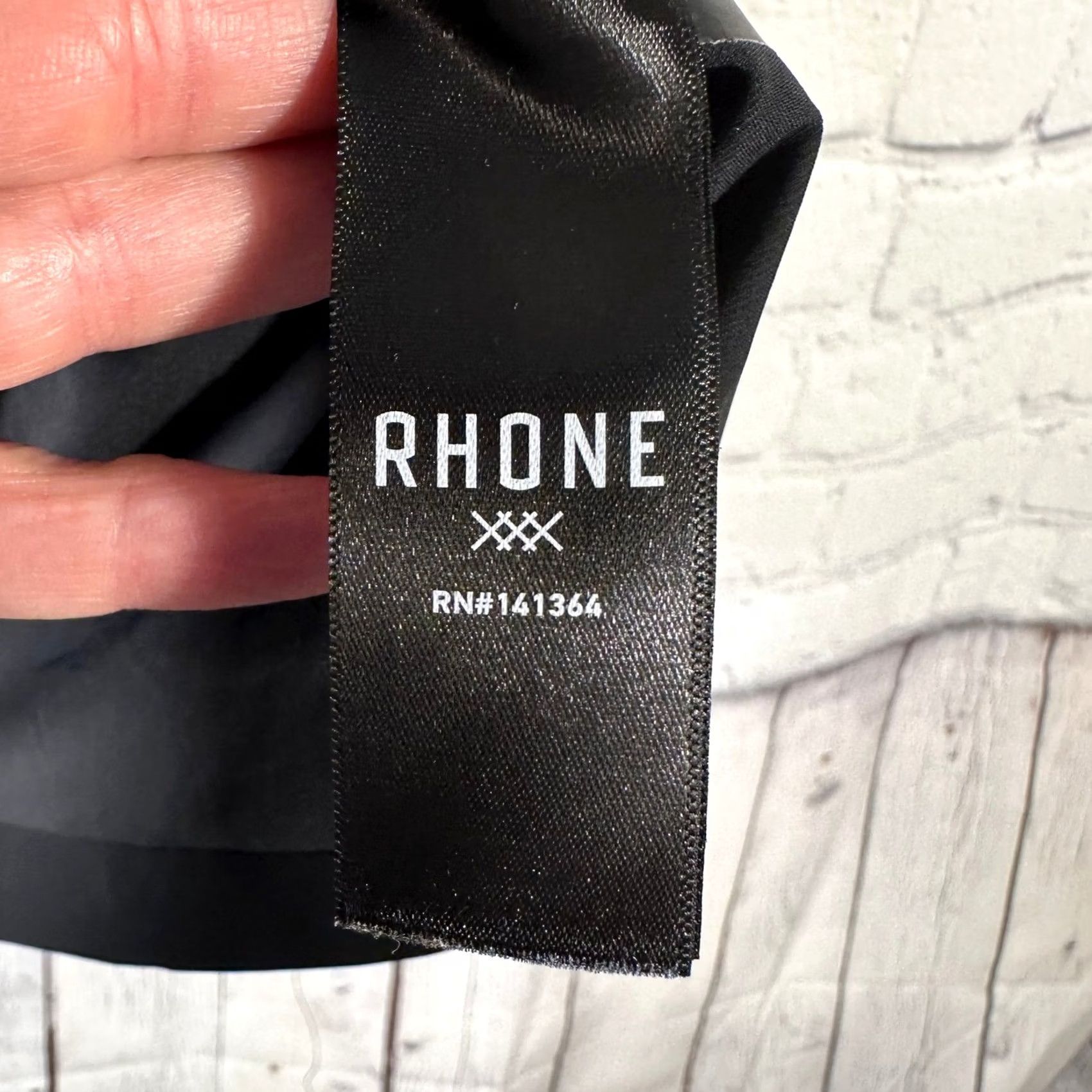 Rhone Rhone Delta Pique Polo Shirt Mens Black Short Sleeve Performance Top 100372 Size US M / EU 48-50 / 2 - 6 Thumbnail