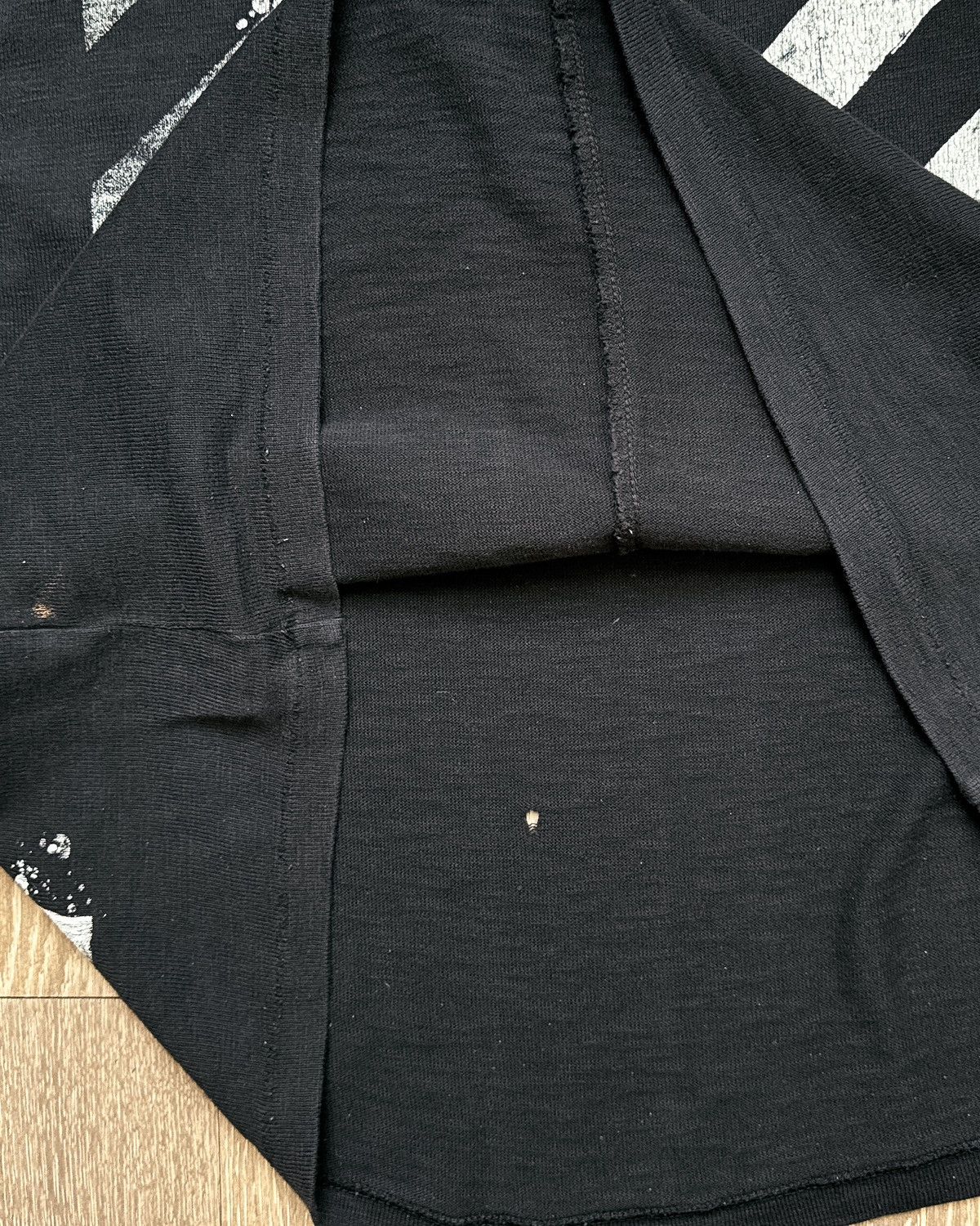 Off-White Off White Waves T Shirt Black Men’s S Virgil Abloh Archive Size US S / EU 44-46 / 1 - 3 Thumbnail