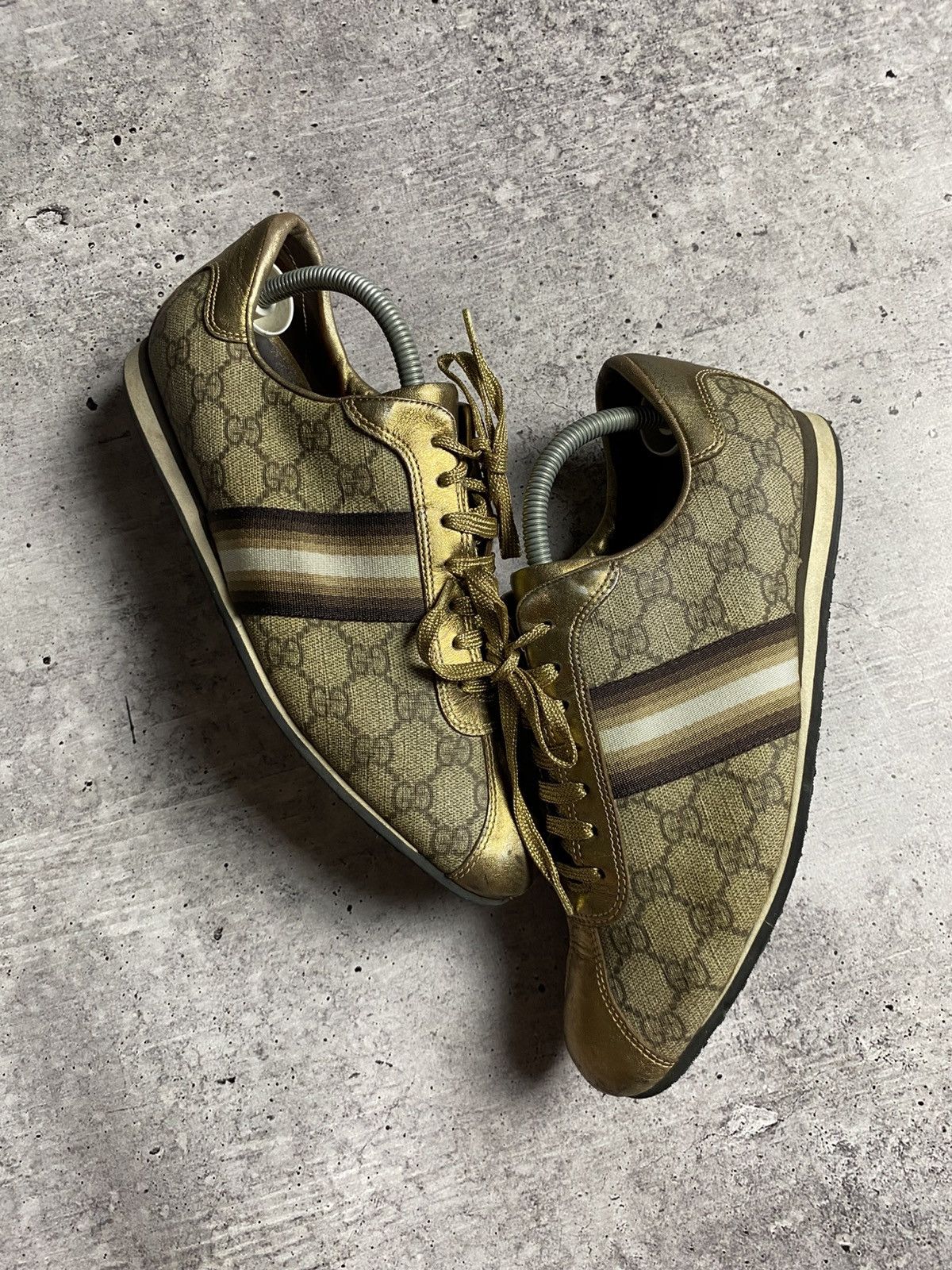 Gucci Vintage Monogram Sneakers Size US 7 / EU 40 - 2 Thumbnail