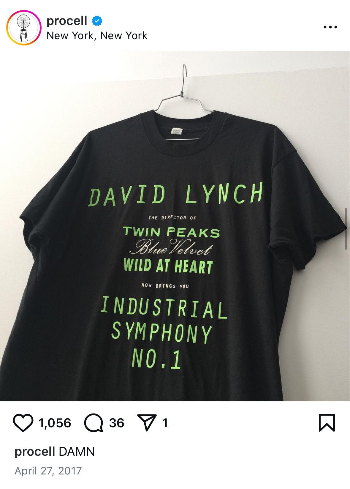 Vintage Rare Vintage David Lynch Industrial Symphony Twin Peaks Tee Size US XXL / EU 58 / 5 - 2 Thumbnail