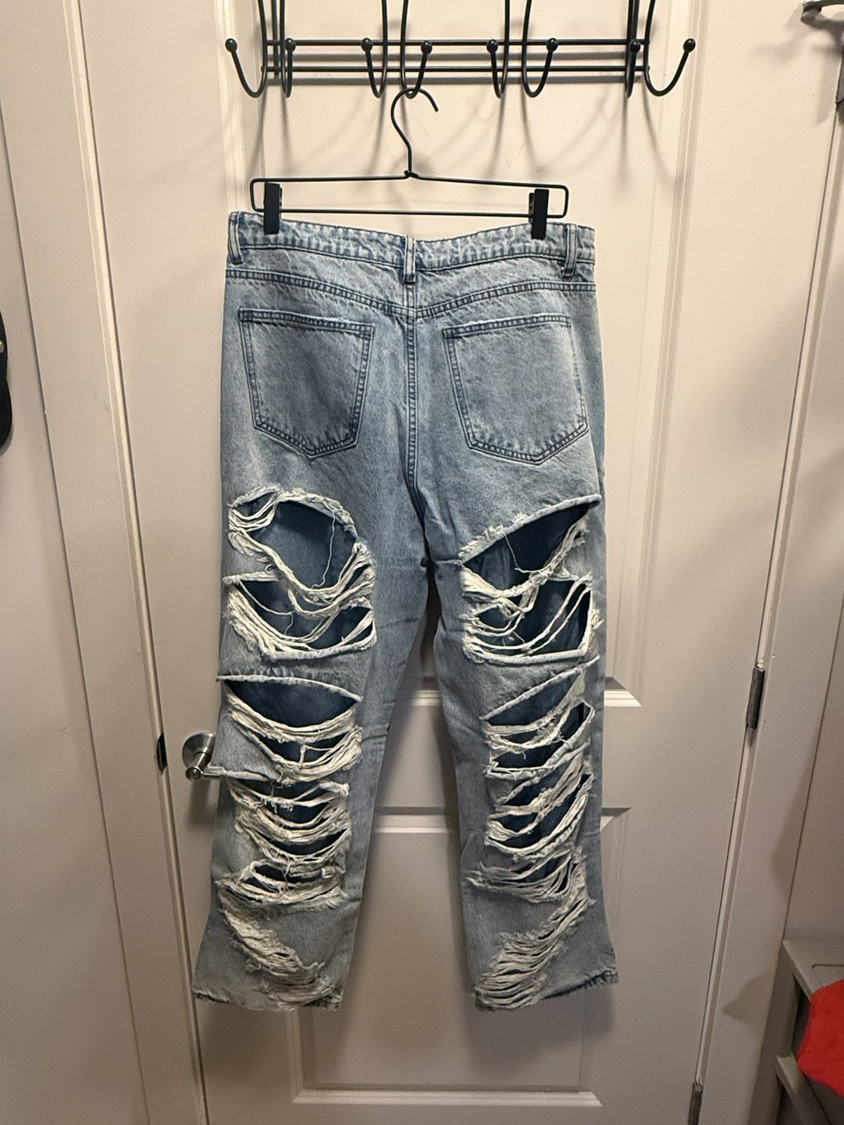 Vale (RARE) VALE DISTRESSED DENIM Size US 34 / EU 50 - 2 Thumbnail