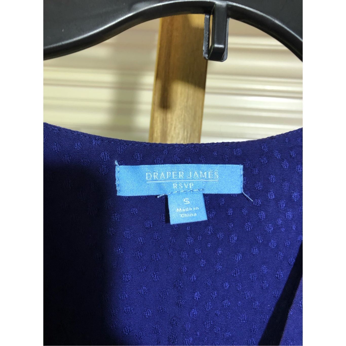 Other Draper James RSVP Women’s Formal Blue Short Sleeve V Neck Dr Size S / US 4 / IT 40 - 4 Thumbnail