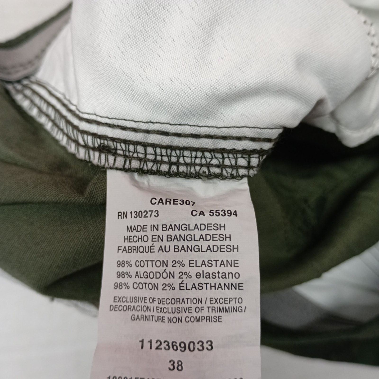 Lee Lee Men's 38 Cargo Shorts Green Camo Motion Flex Waistband Size US 38 / EU 54 - 4 Thumbnail