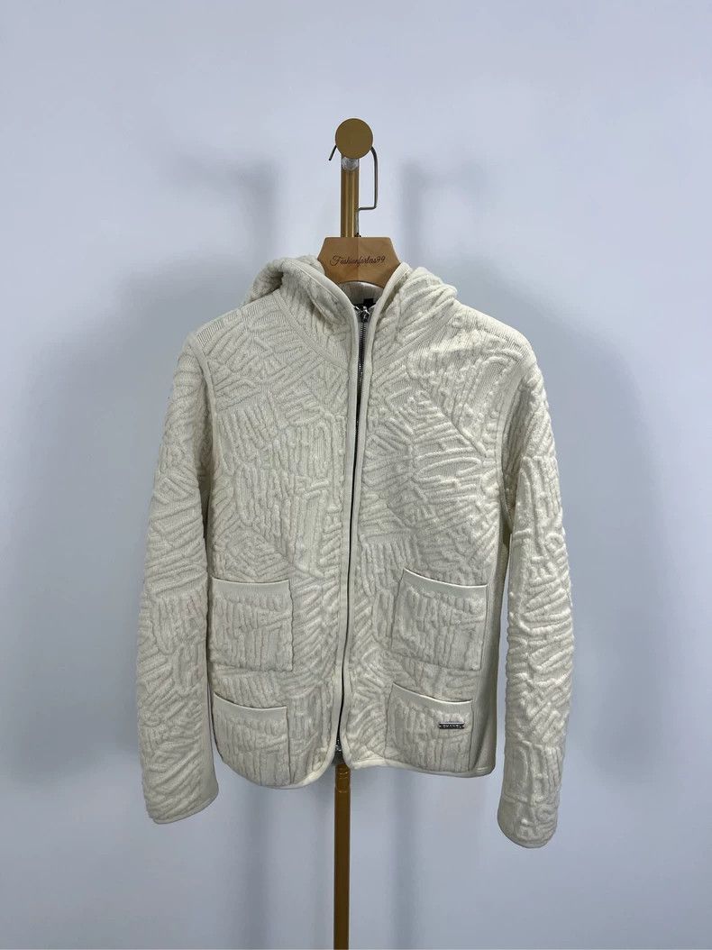 Chanel Beige Logo Hooded Jacket - dmc