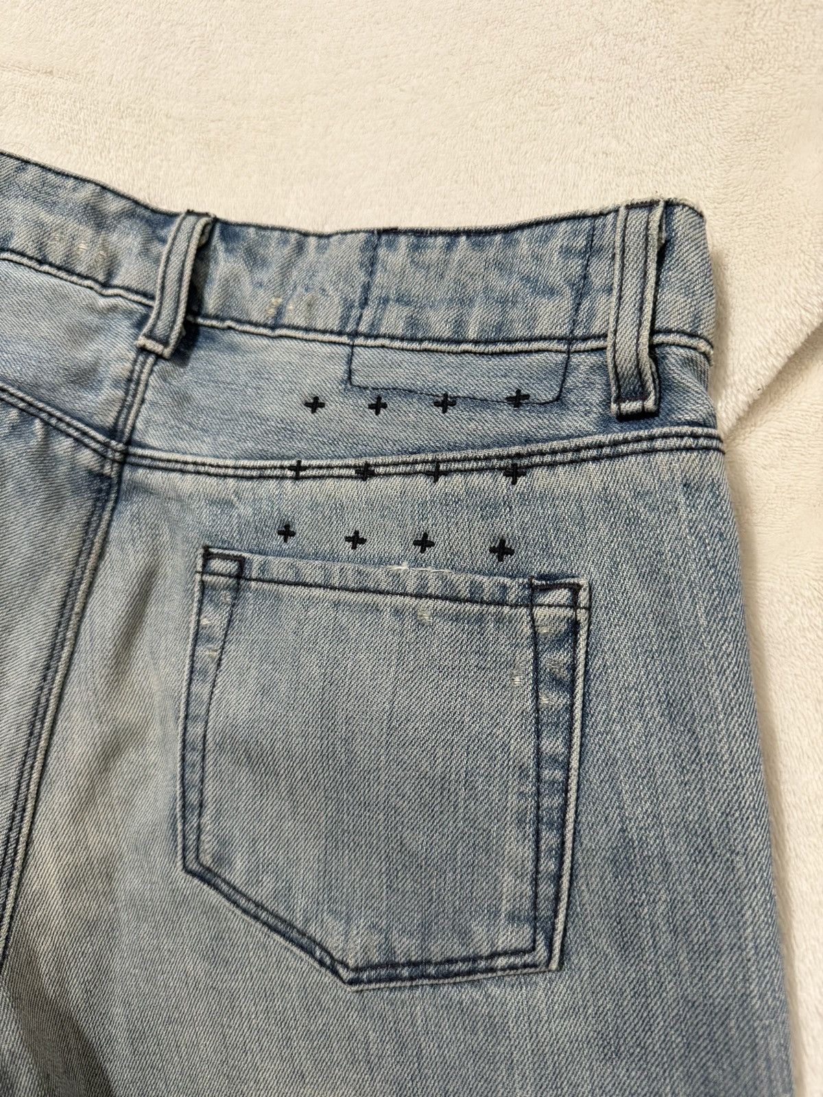 Ksubi Ksubi Chitch Distressed Denim Blue Jeans Slim Fit Mens 27x32 Size US 27 - 11 Thumbnail