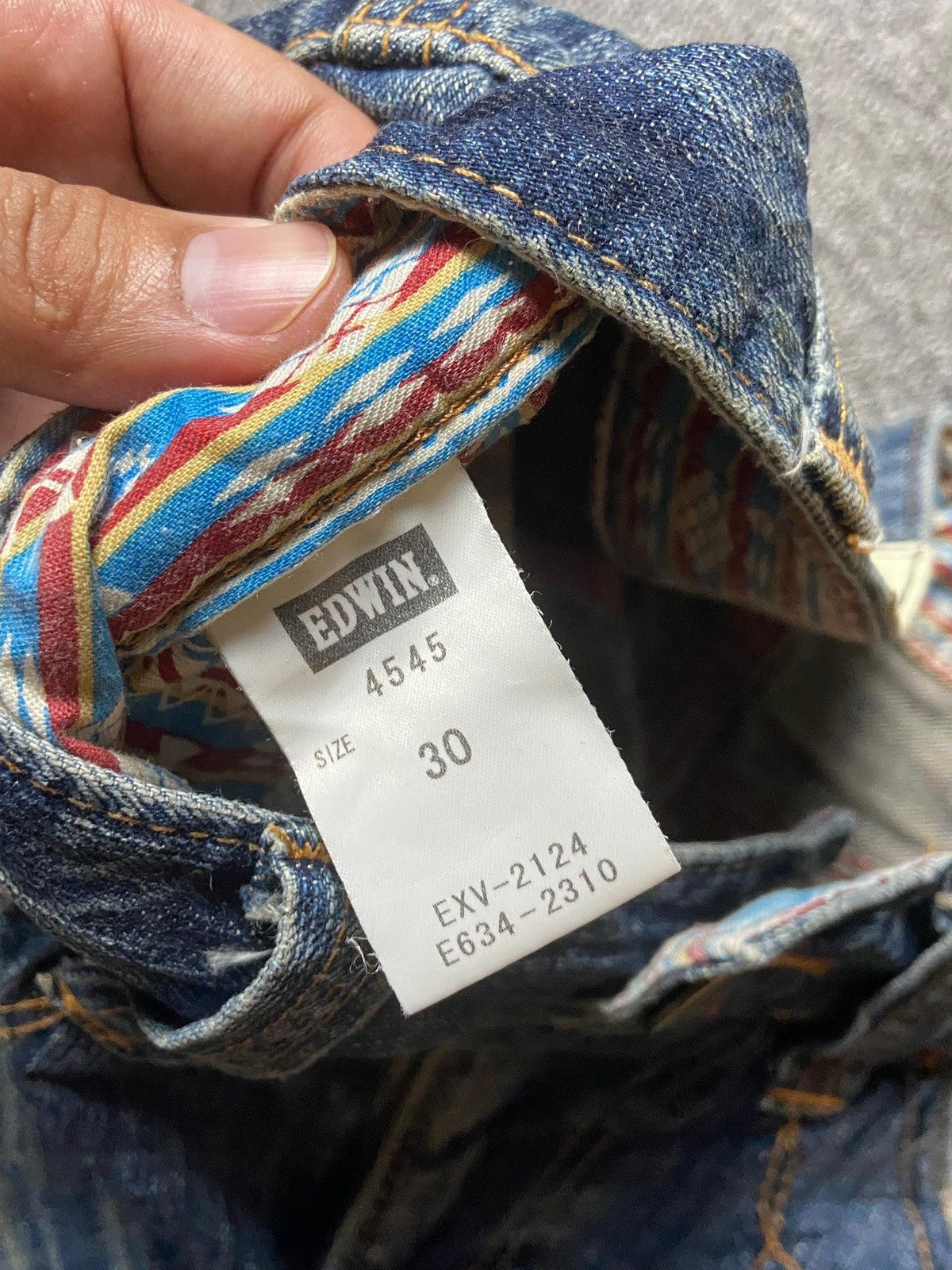 Edwin × Japanese Brand × Vintage Vintage Edwin Exclusive XV Denim Jeans Shorts (128) Size US 32 / EU 48 - 8 Thumbnail