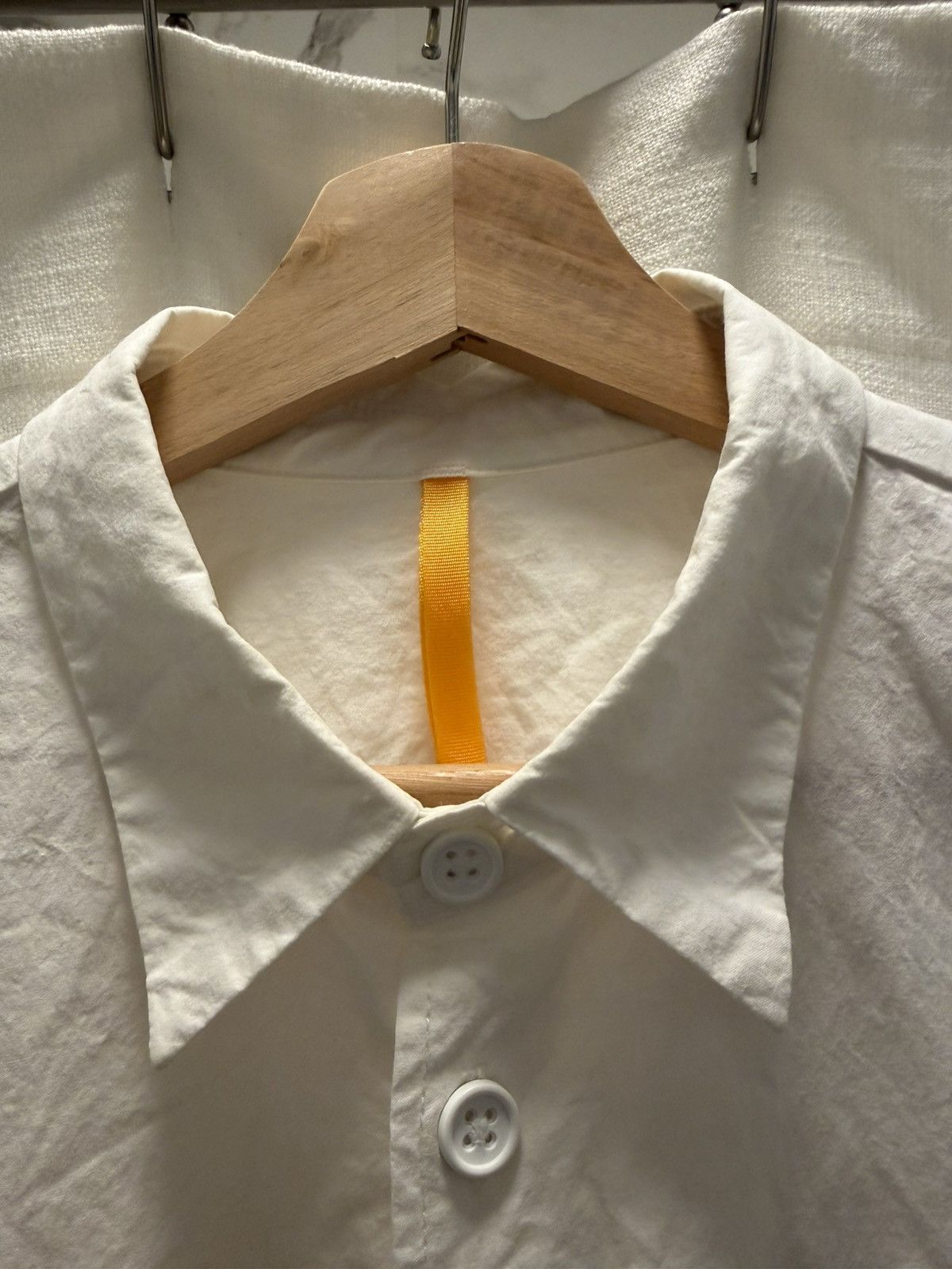 MAN-TLE MAN-TLE S8 “Weather Shirt” - White Size US S / EU 44-46 / 1 - 3 Thumbnail