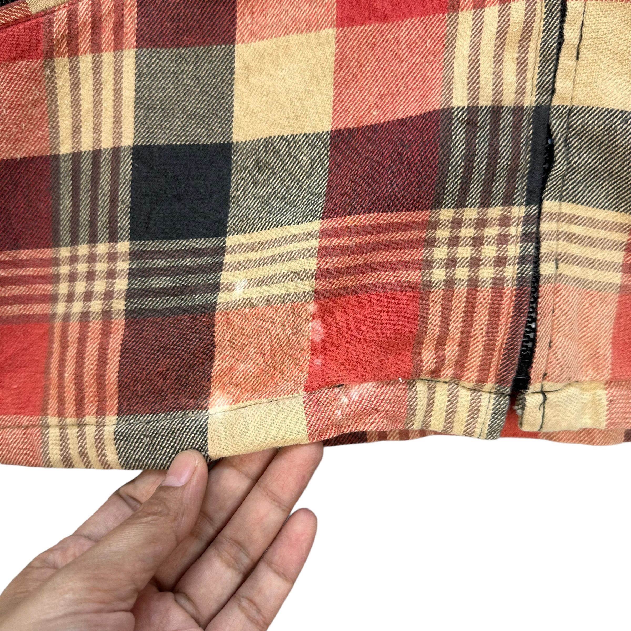 Flannel FAVORITE GEAR CHECKED PLAID TARTAN ZIPPER FLANNEL #9007-48 Size US M / EU 48-50 / 2 - 4 Thumbnail