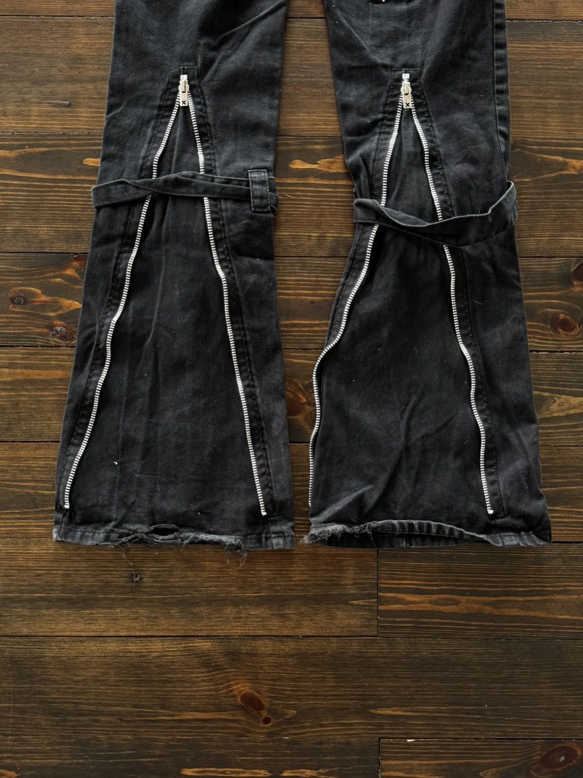 Tripp NYC Pinstripe Bondage Y2K Goth Vibe Pants