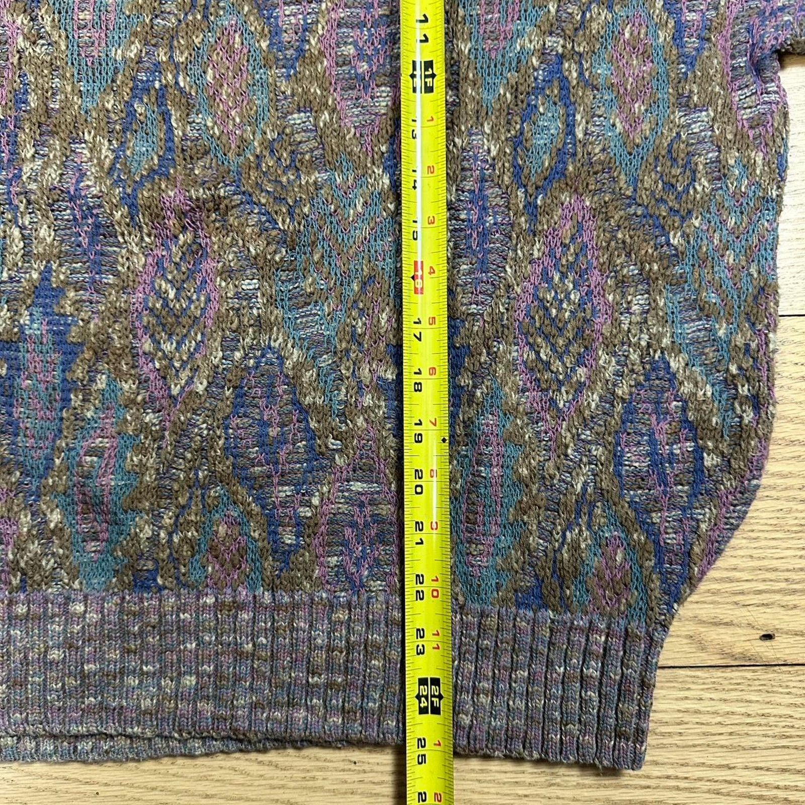 Vintage Vintage textured knit sweater Size US XL / EU 56 / 4 - 5 Thumbnail