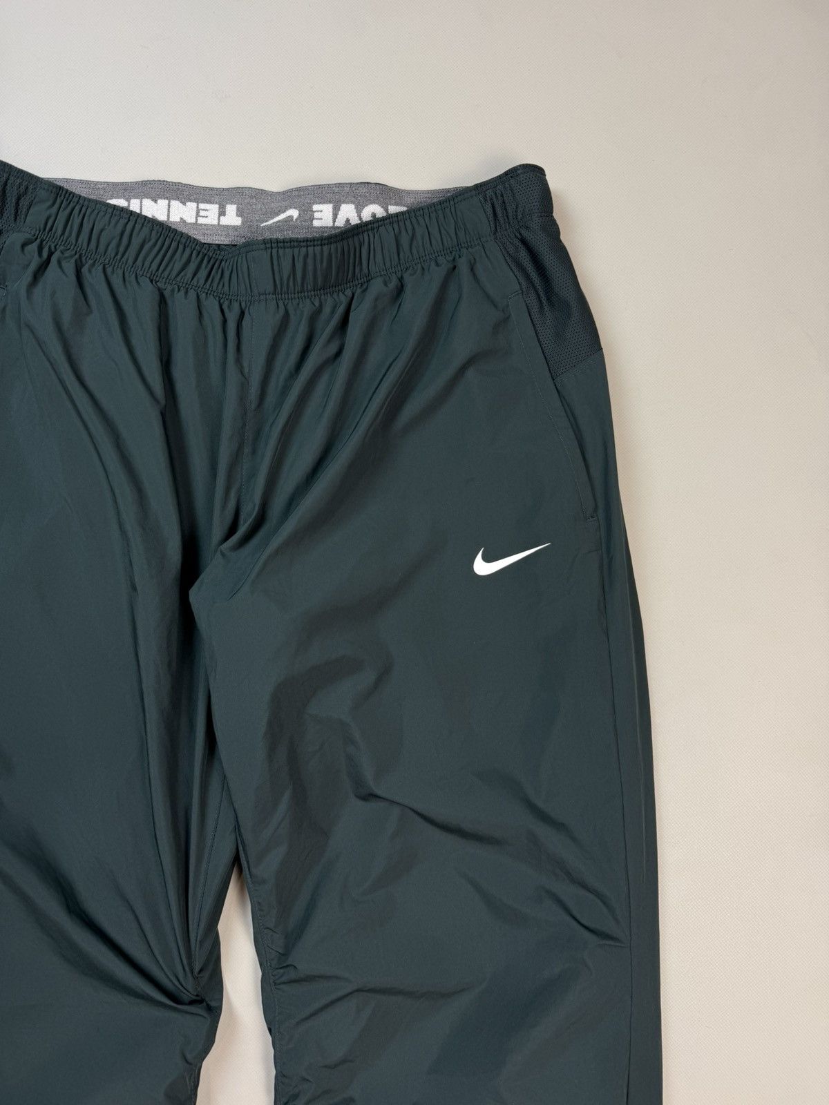 Nike Tennis Vintage Y2K Wide Leg Ankle Zip Track Pants Trousers Size US 34 / EU 50 - 7 Thumbnail