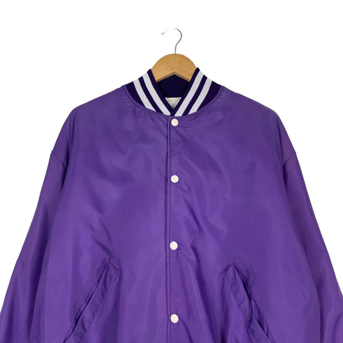 Holloway HOLLOWAY Cushing Baseball Purple Coach Jacket #1160-C53 Size US XL / EU 56 / 4 - 4 Thumbnail