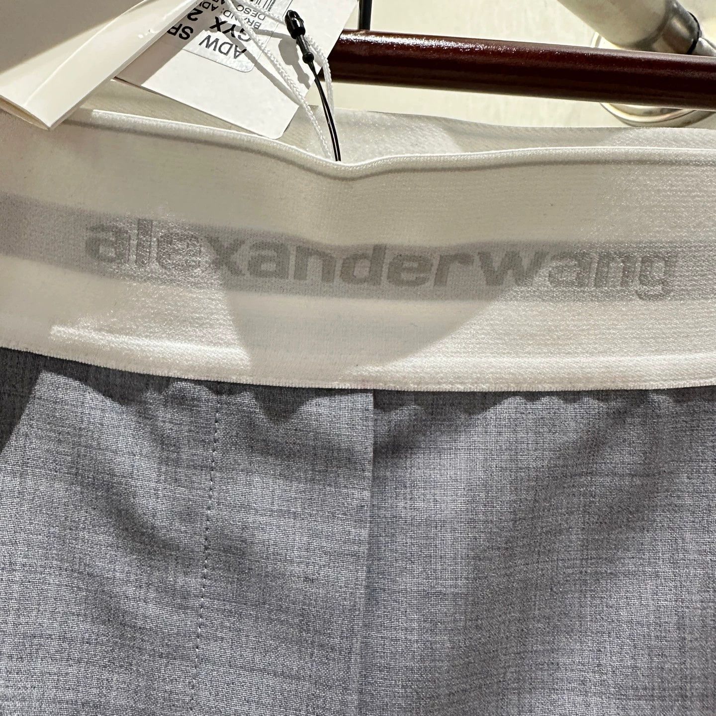 Alexander Wang Alexanderwang may665 slogan letter wool shorts Size 26" / US 2 / IT 38 - 6 Thumbnail